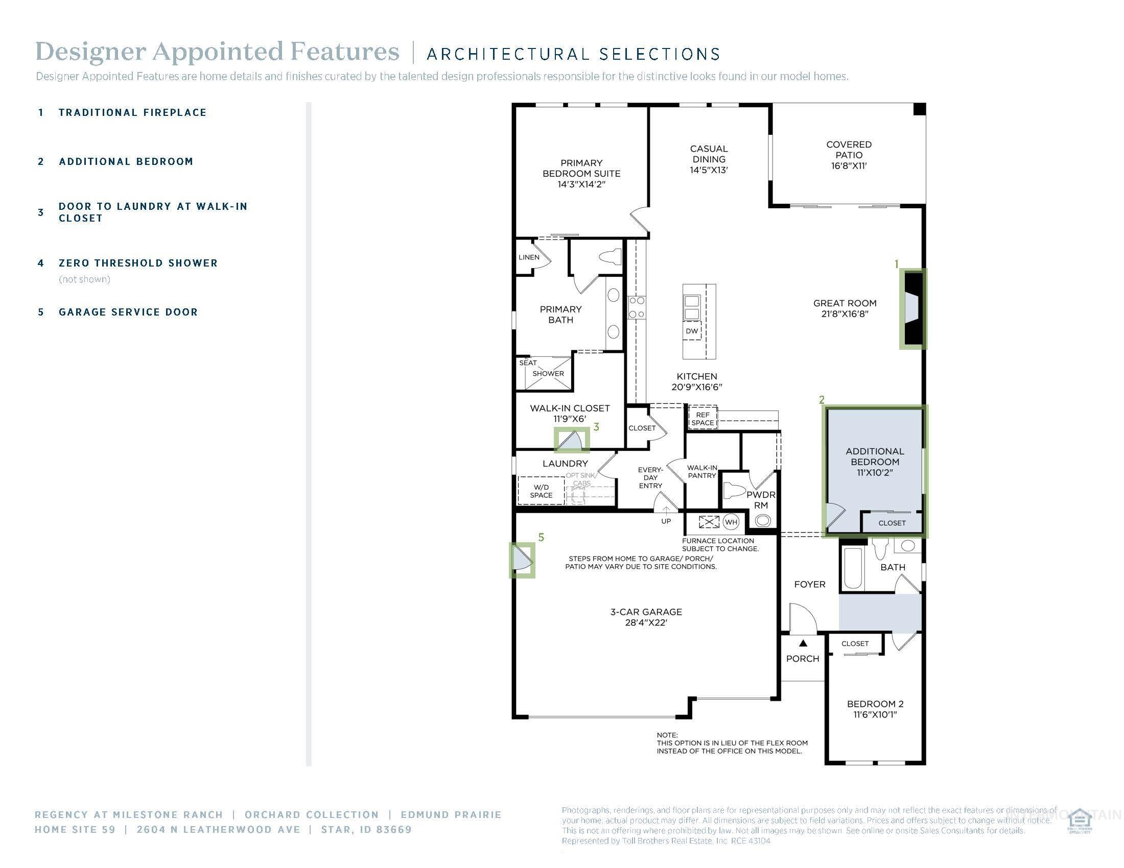 2604 N Leatherwood Ave., Star, Idaho 83669, 3 Bedrooms, 2.5 Bathrooms, Residential For Sale, Price $644,000,MLS 98979876