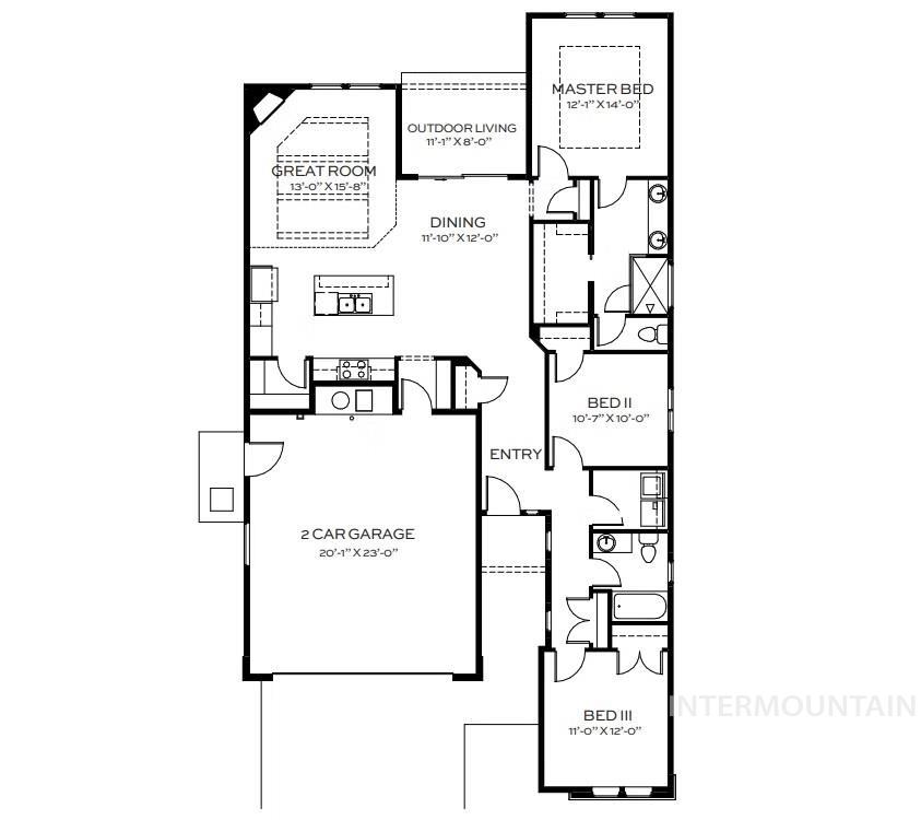 2135 E Sweet Pearl, Kuna, Idaho 83634, 3 Bedrooms, 2 Bathrooms, Residential For Sale, Price $539,880, 98979887