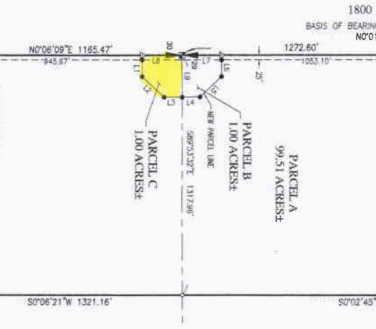 TBD 1800 Parcel C, Wendell, Idaho 83335, Land For Sale, Price $95,000, 98980050