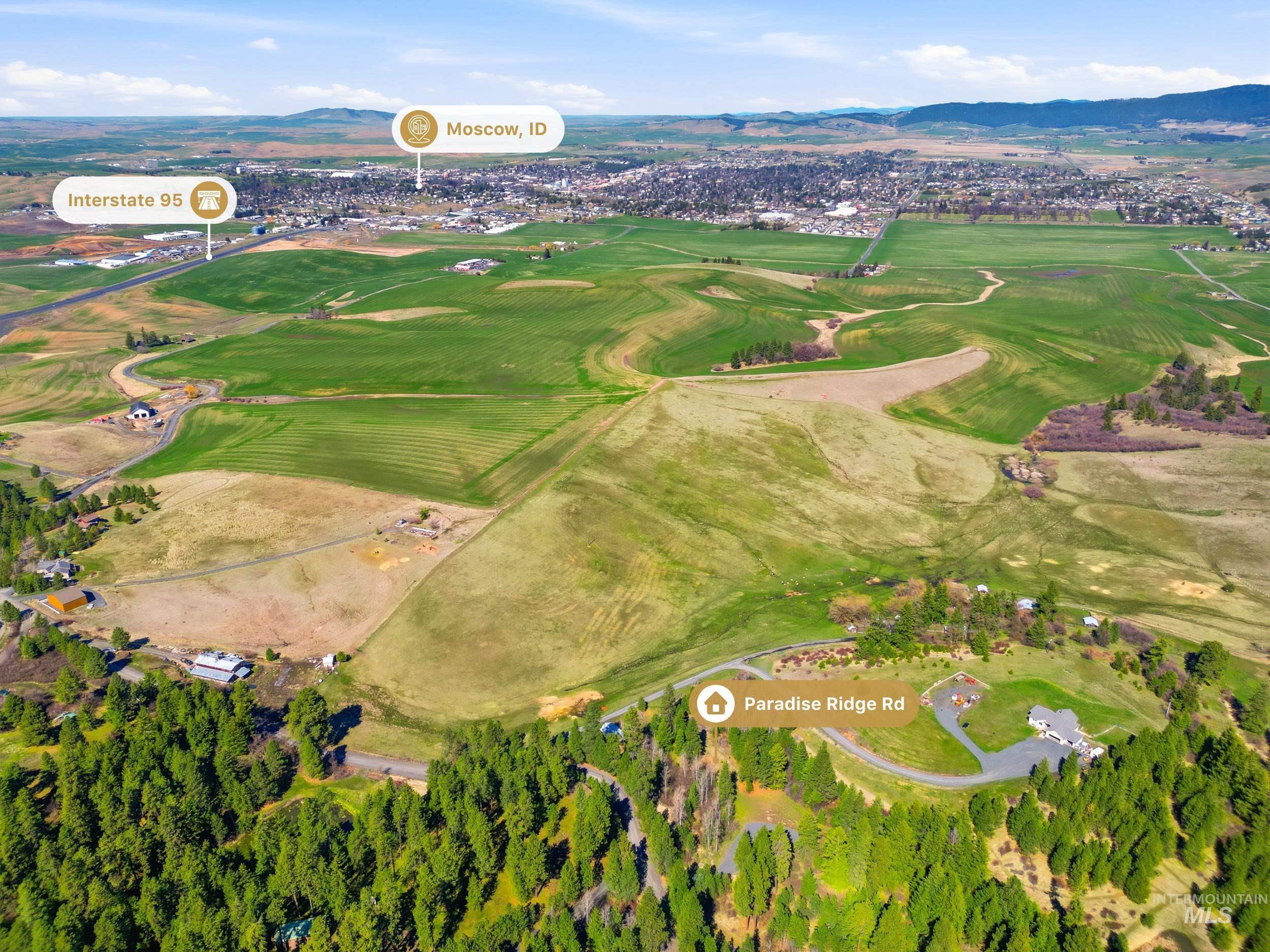 1114 Paradise Ridge Road, Moscow, Idaho 83843, Land For Sale, Price $349,000,MLS 98980093