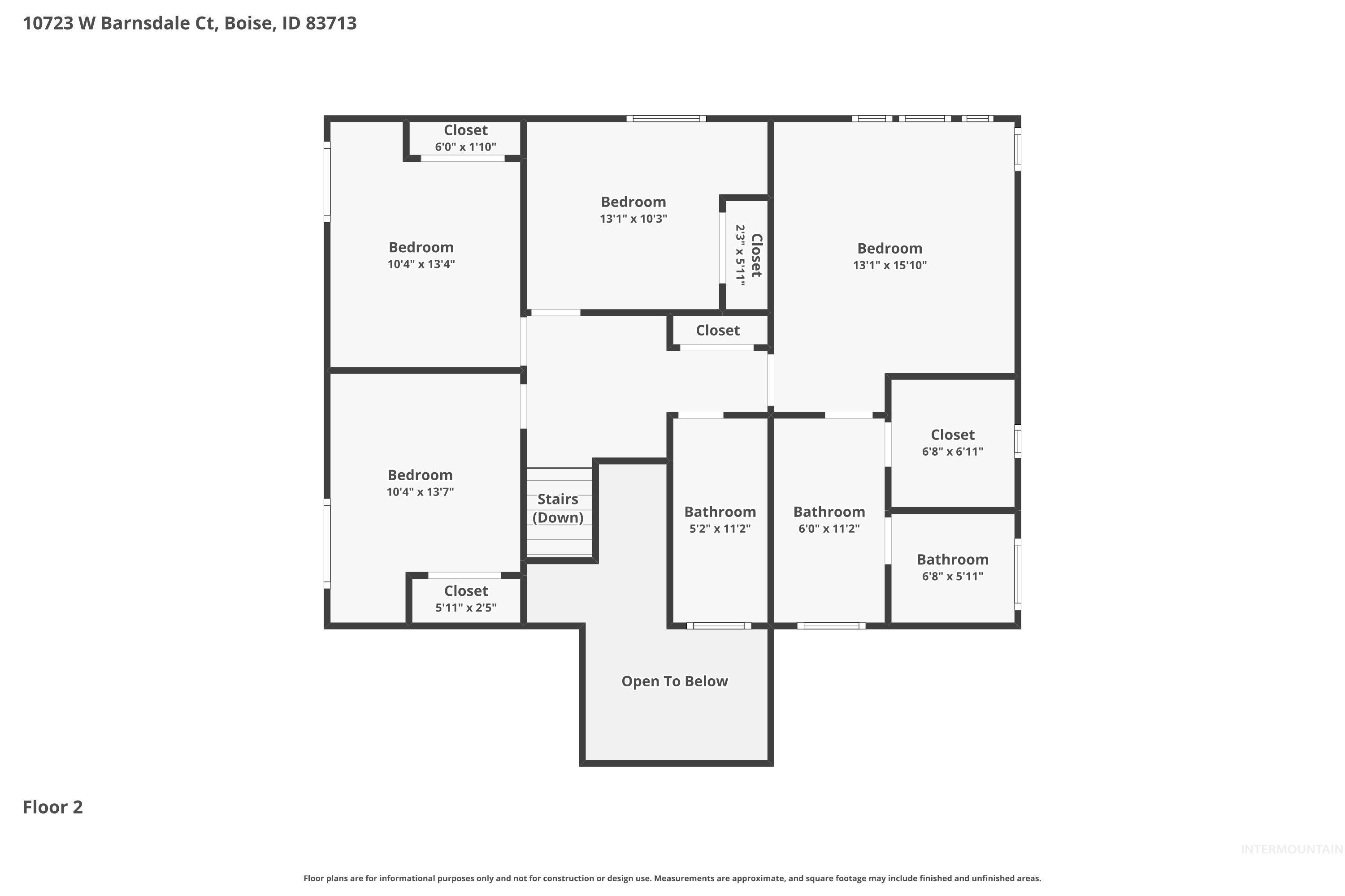 10723 W Barnsdale Ct, Boise, Idaho 83713, 4 Bedrooms, 2.5 Bathrooms, Residential For Sale, Price $750,000,MLS 98980335