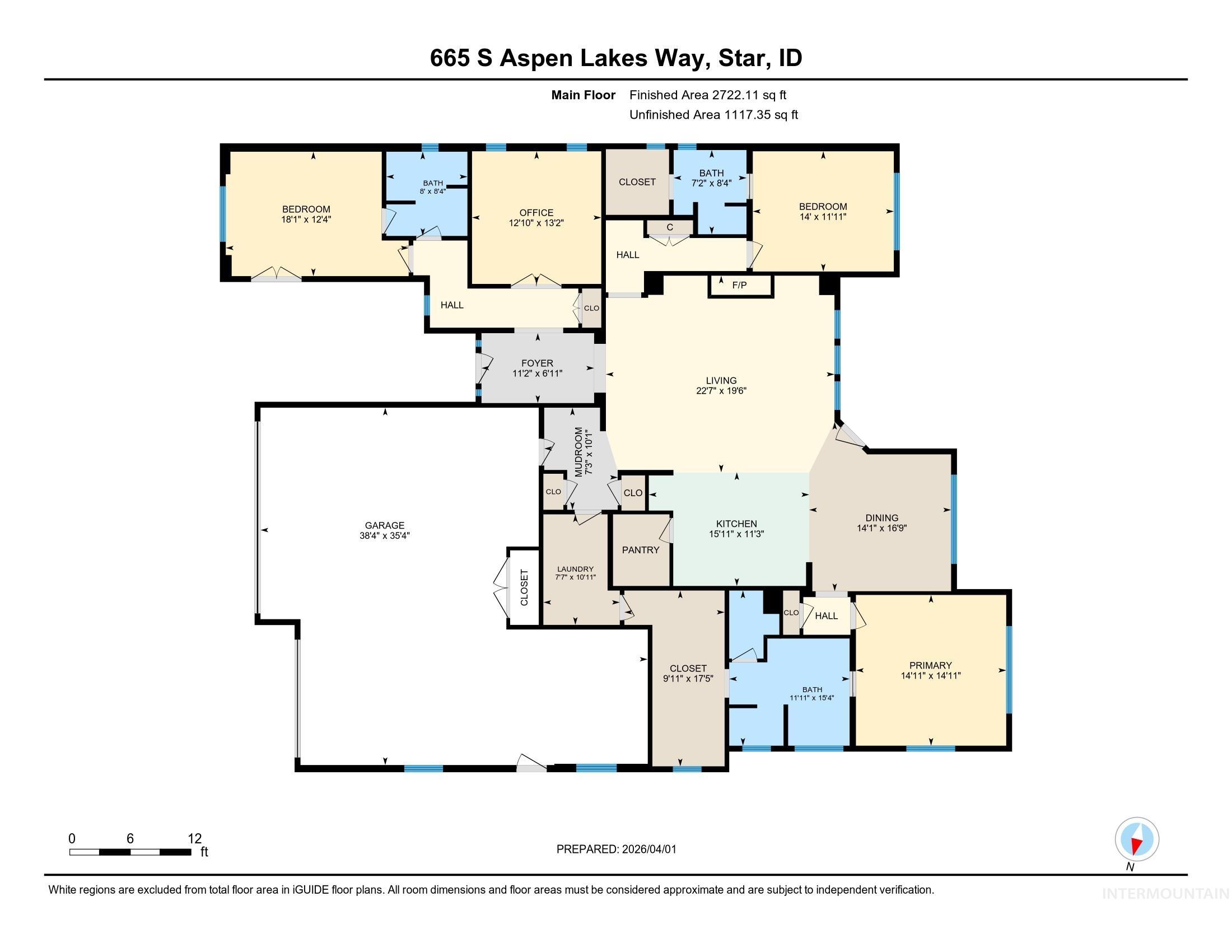 665 S Aspen Lakes Way, Star, Idaho 83669, 3 Bedrooms, 3 Bathrooms, Residential For Sale, Price $895,000,MLS 98980336