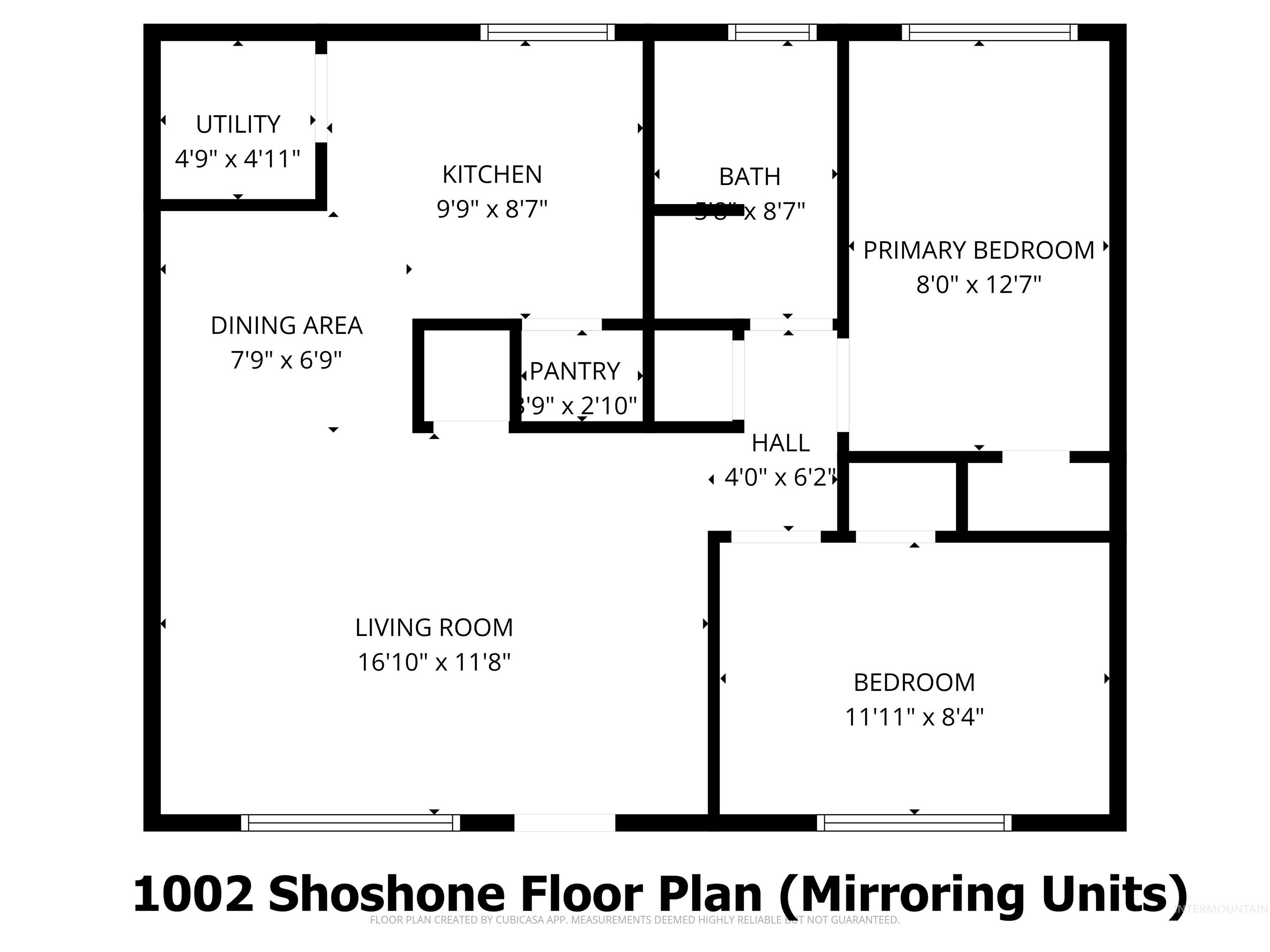 1002-1004 S Shoshone Street, Boise, Idaho 83705, 2 Bedrooms, 1 Bathroom, Residential Income For Sale, Price $749,900,MLS 98980438