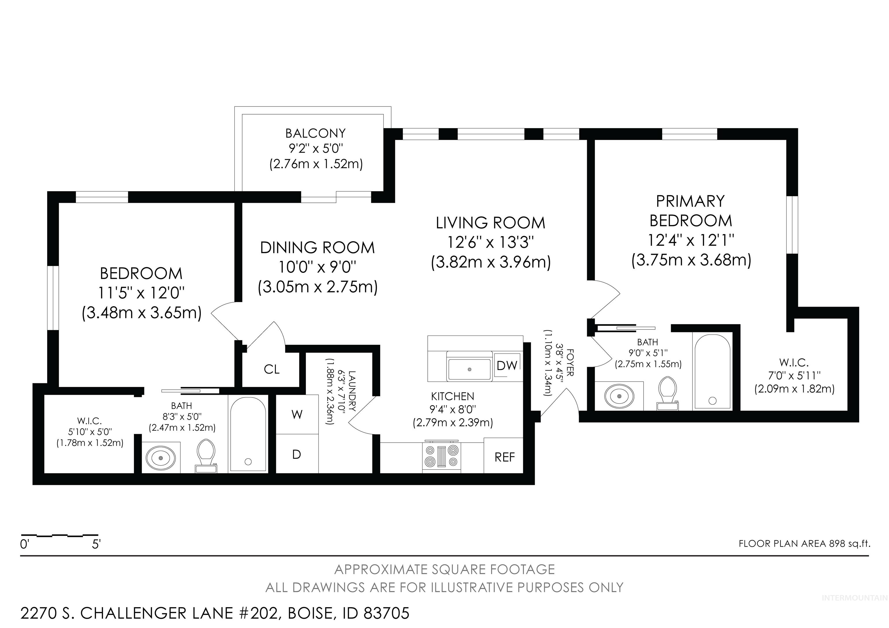 2270 S Challenger Lane, Boise, Idaho 83705, 2 Bedrooms, 2 Bathrooms, Residential For Sale, Price $280,000,MLS 98980444