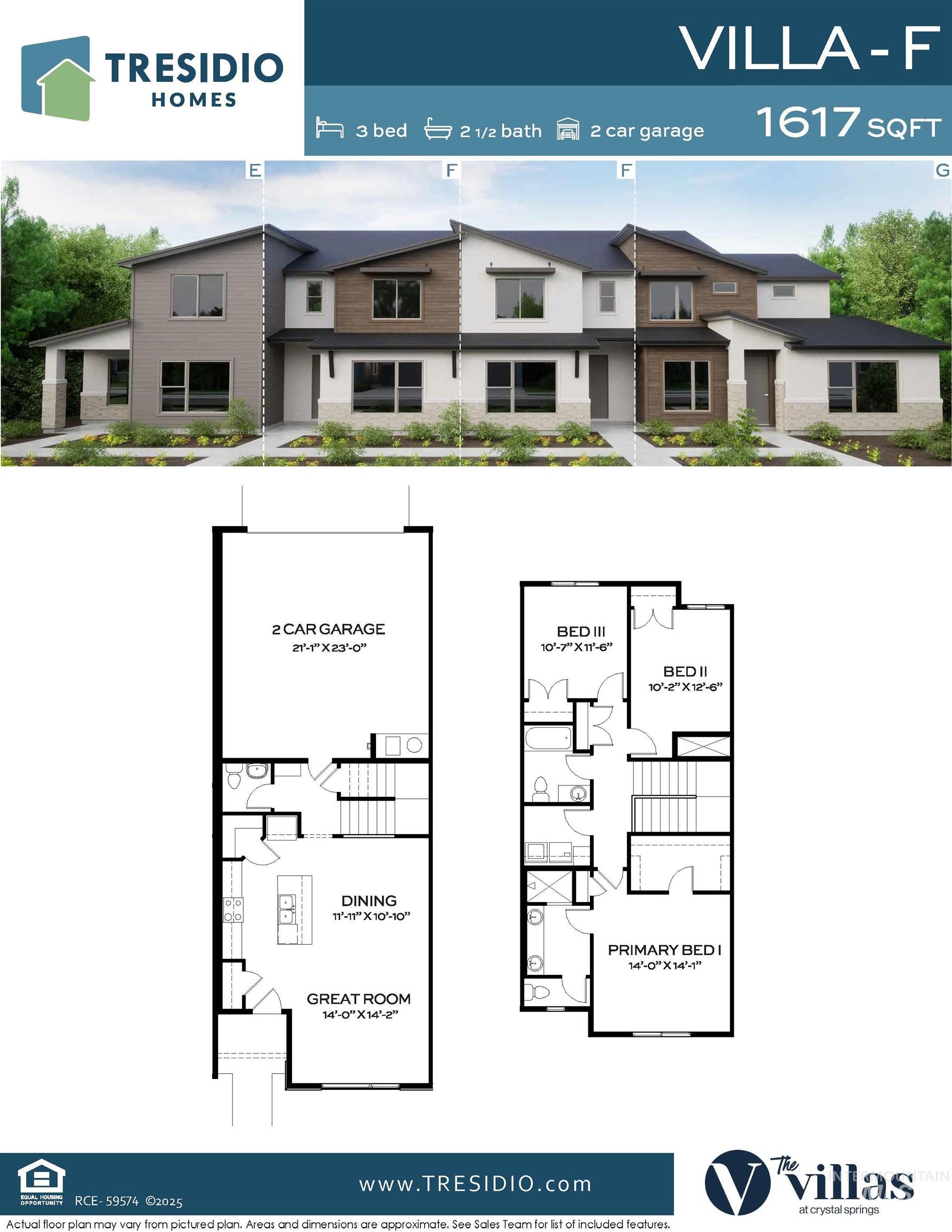 752 S Calhoun, Star, Idaho 83669, 3 Bedrooms, 2.5 Bathrooms, Residential For Sale, Price $428,880, 98980502