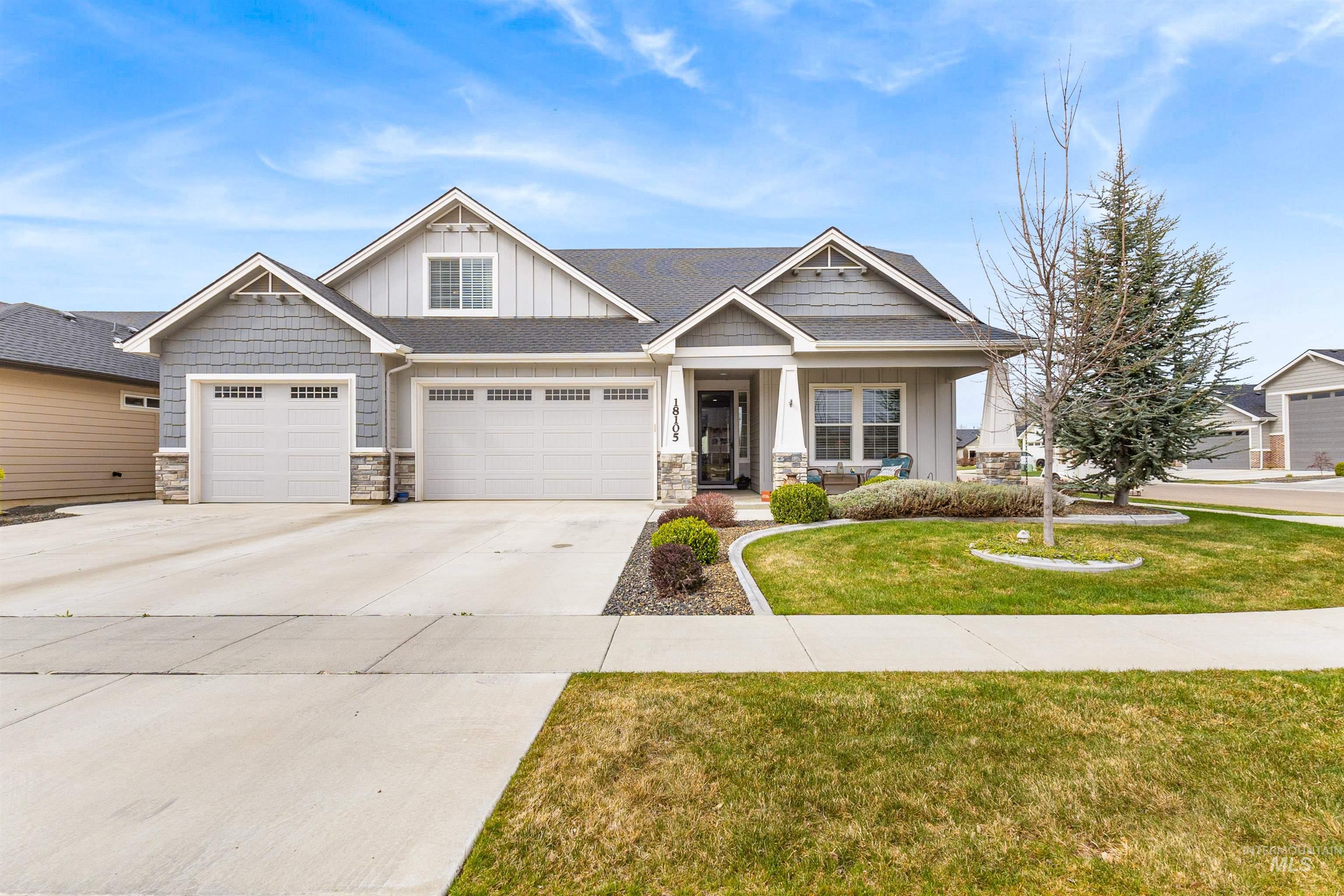 18105 N Treeline, Nampa, Idaho 83687, 4 Bedrooms, 3 Bathrooms, Residential For Sale, Price $599,999, 98980550