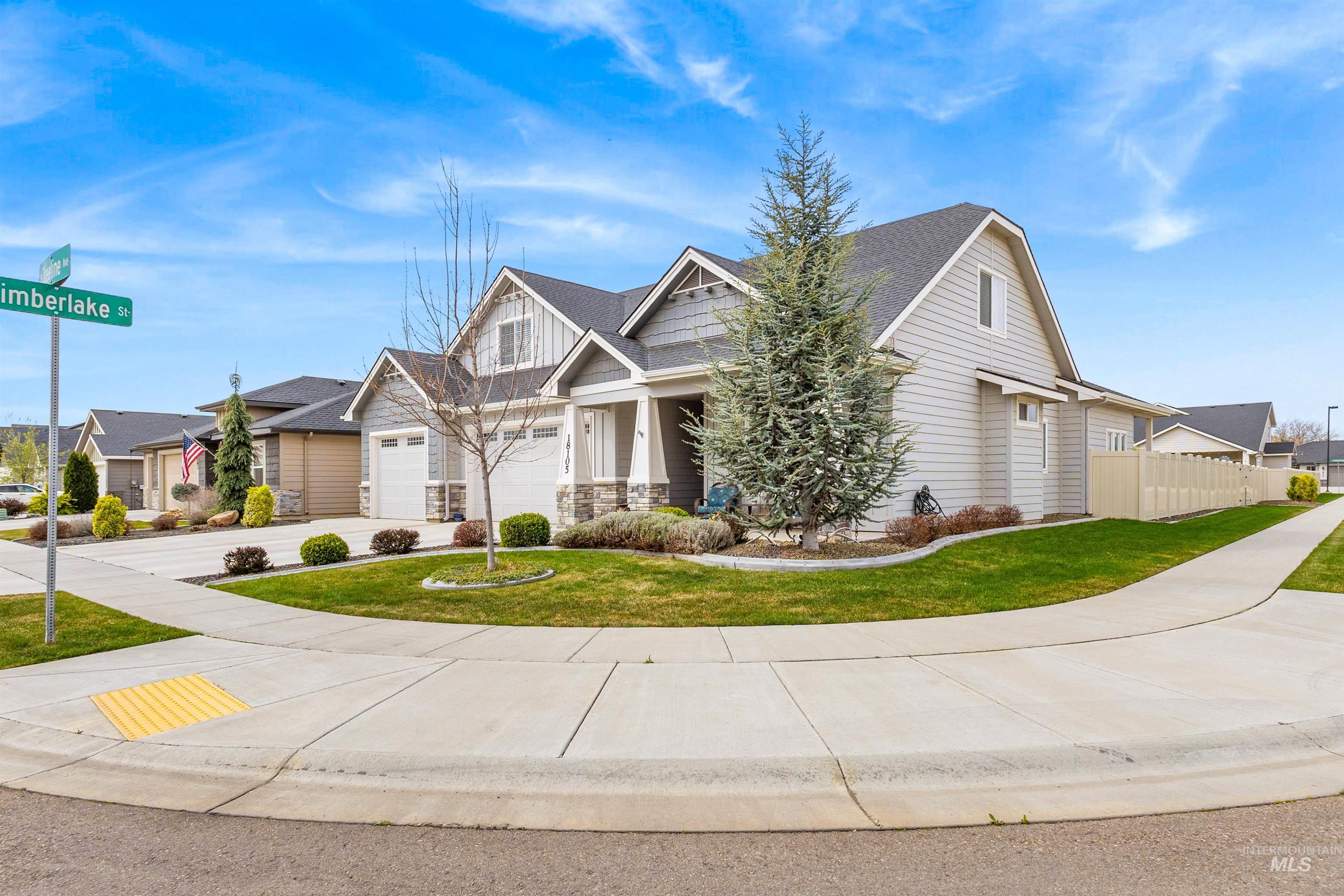 18105 N Treeline, Nampa, Idaho 83687, 4 Bedrooms, 3 Bathrooms, Residential For Sale, Price $599,999, 98980550