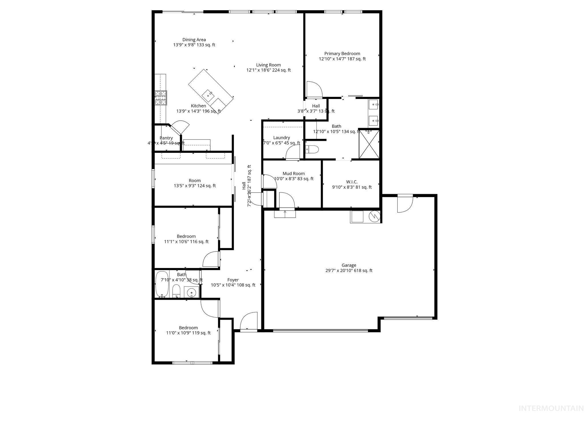 14179 Silver Lining Dr., Caldwell, Idaho 83607, 3 Bedrooms, 2 Bathrooms, Residential For Sale, Price $469,000,MLS 98980732