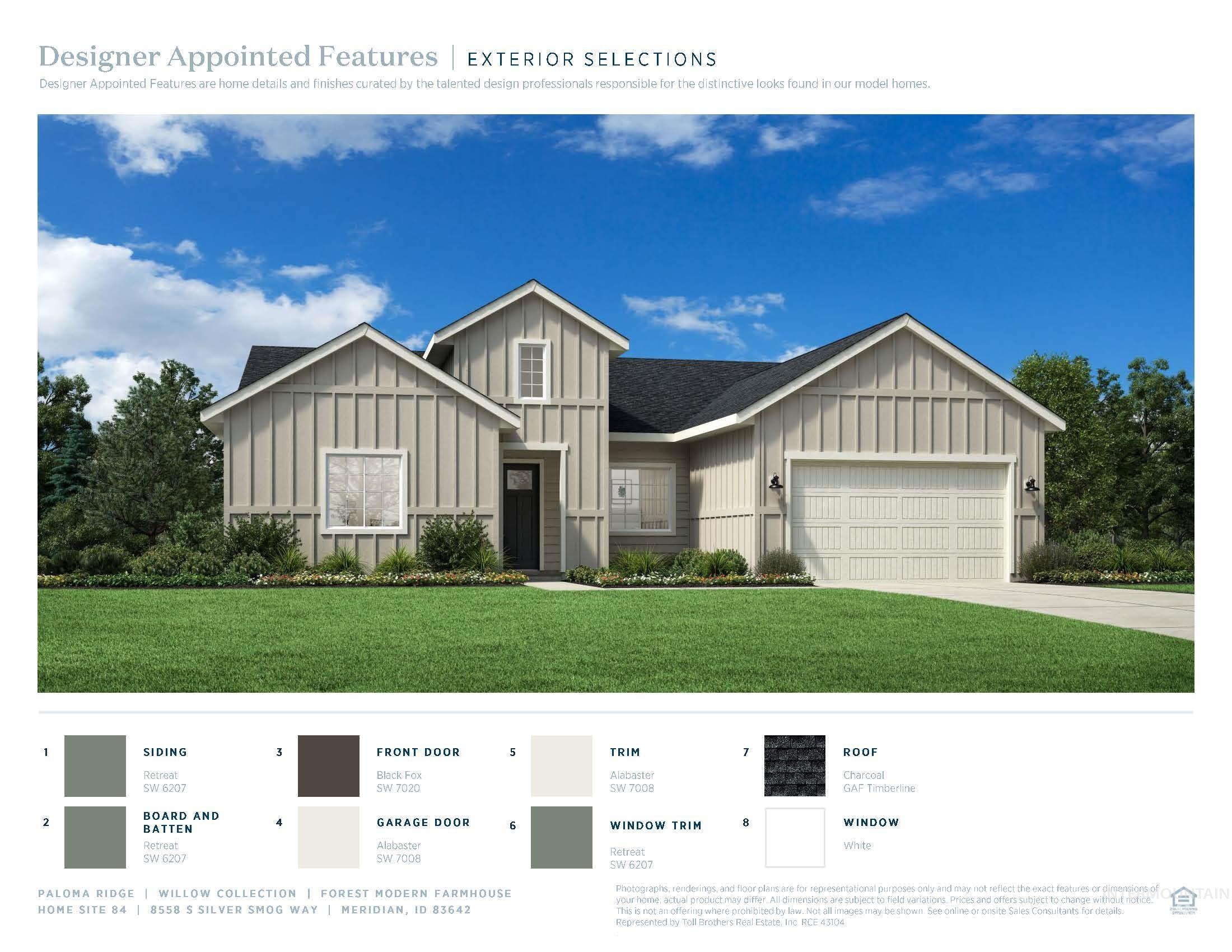 8558 S Silver Smog Way, Meridian, Idaho 83642, 4 Bedrooms, 3 Bathrooms, Residential For Sale, Price $699,000, 98980817