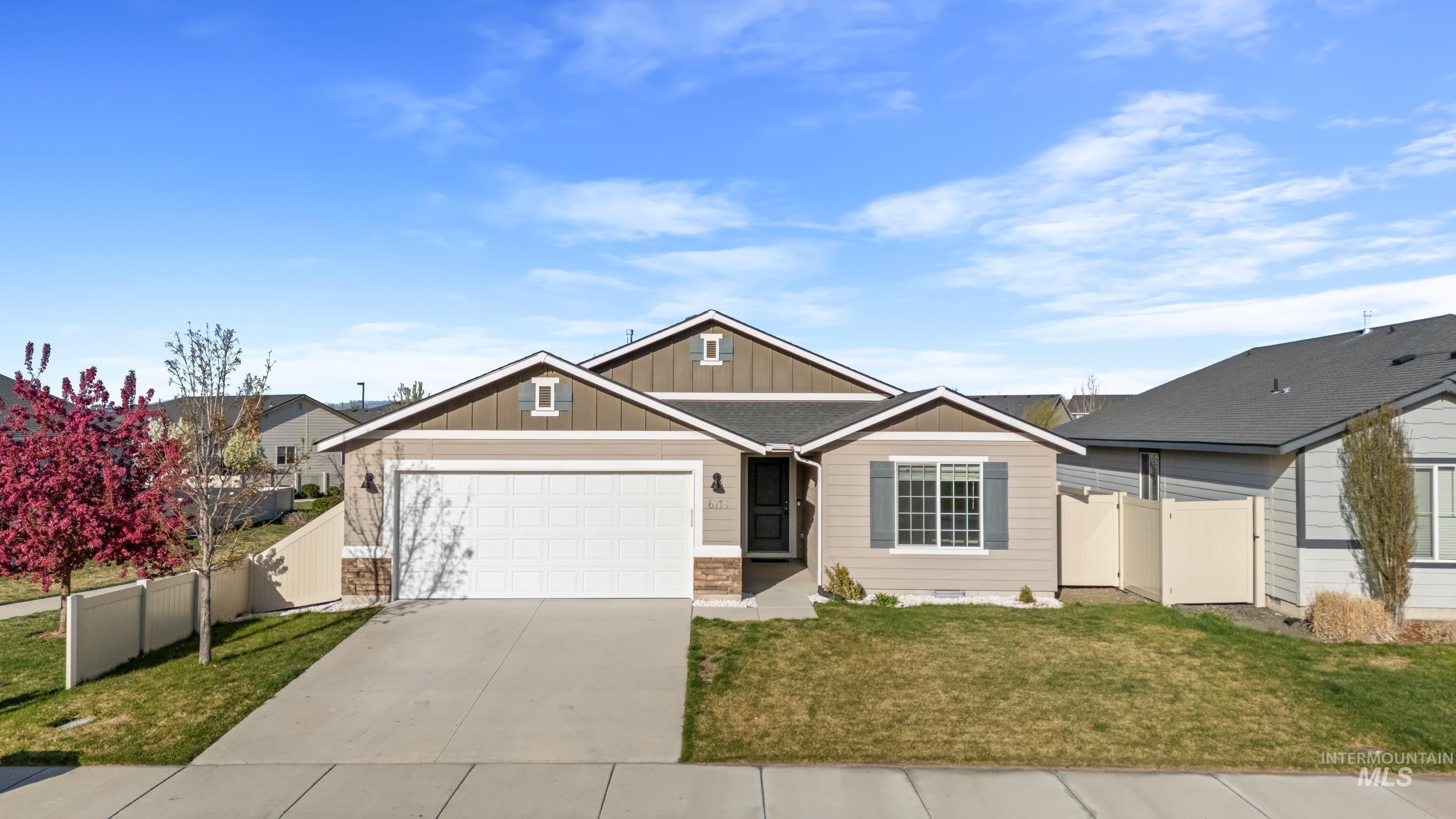 6718 S Allegiance AVE, Meridian, Idaho 83642, 4 Bedrooms, 2 Bathrooms, Residential For Sale, Price $435,987, 98981003
