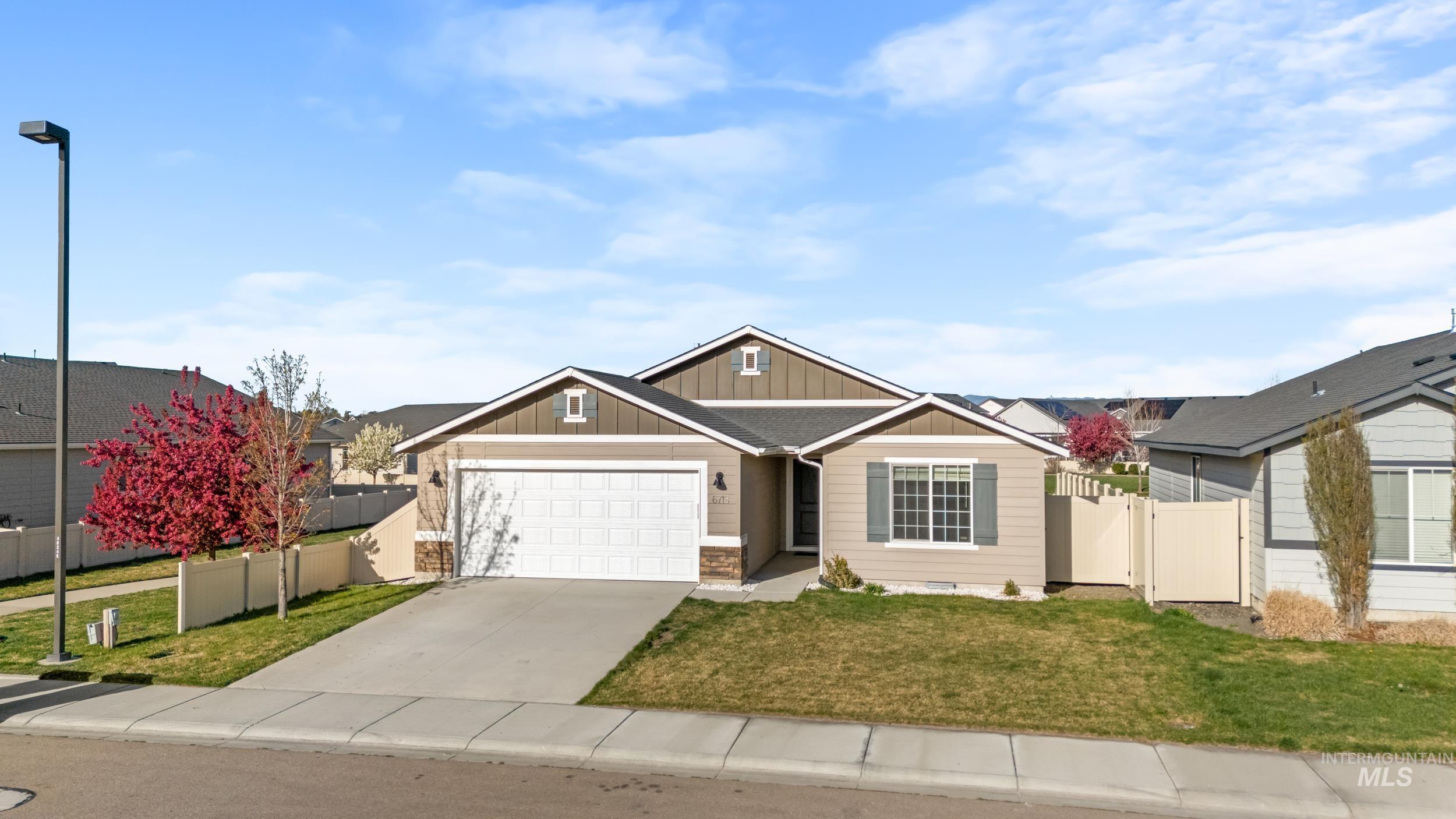 6718 S Allegiance AVE, Meridian, Idaho 83642, 4 Bedrooms, 2 Bathrooms, Residential For Sale, Price $435,987, 98981003