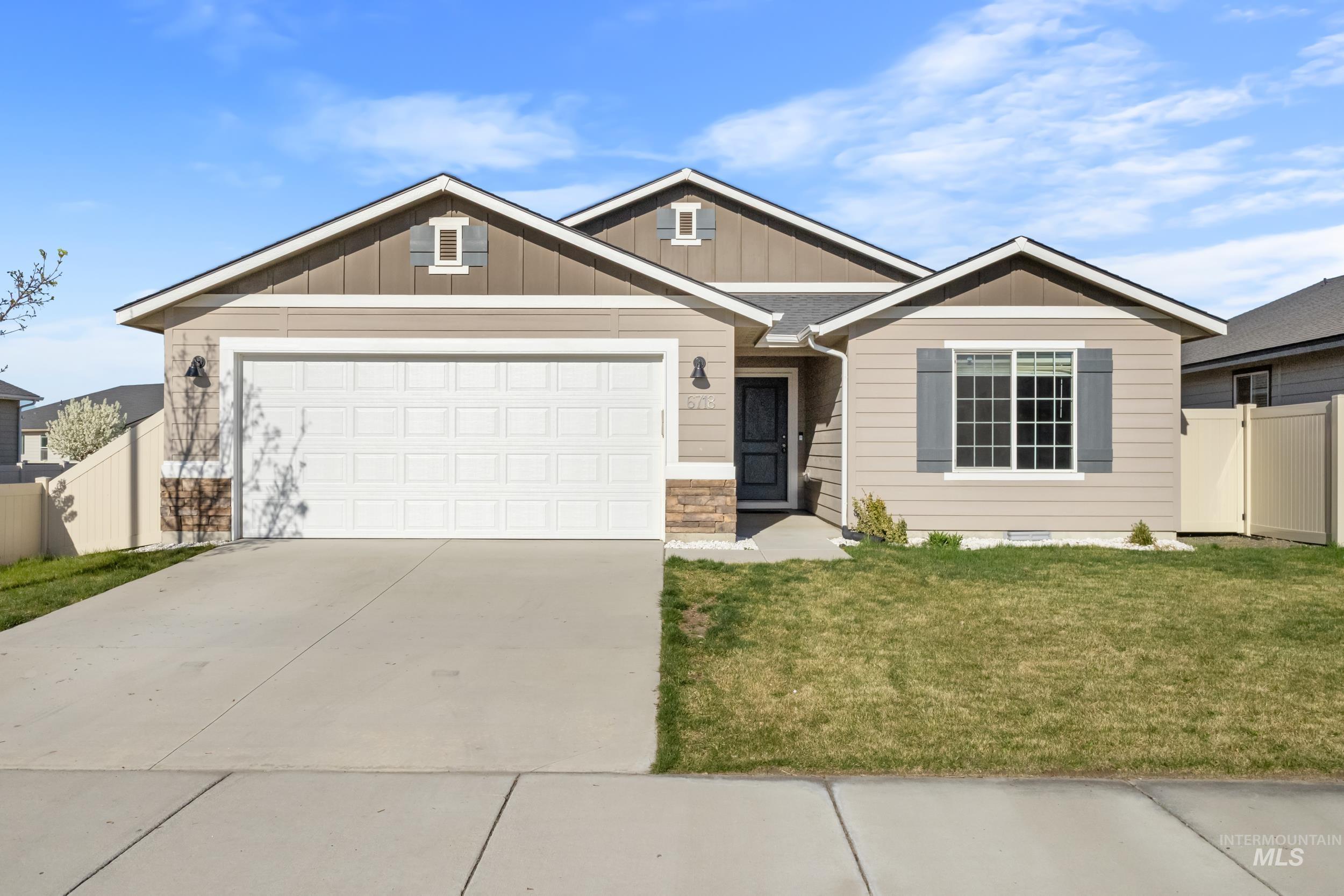 6718 S Allegiance AVE, Meridian, Idaho 83642, 4 Bedrooms, 2 Bathrooms, Residential For Sale, Price $435,987, 98981003