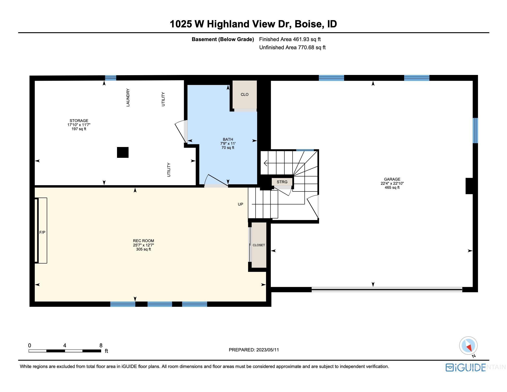 1025 W Highland View Dr, Boise, Idaho 83702, 3 Bedrooms, 2 Bathrooms, Residential For Sale, Price $750,000, 98981123
