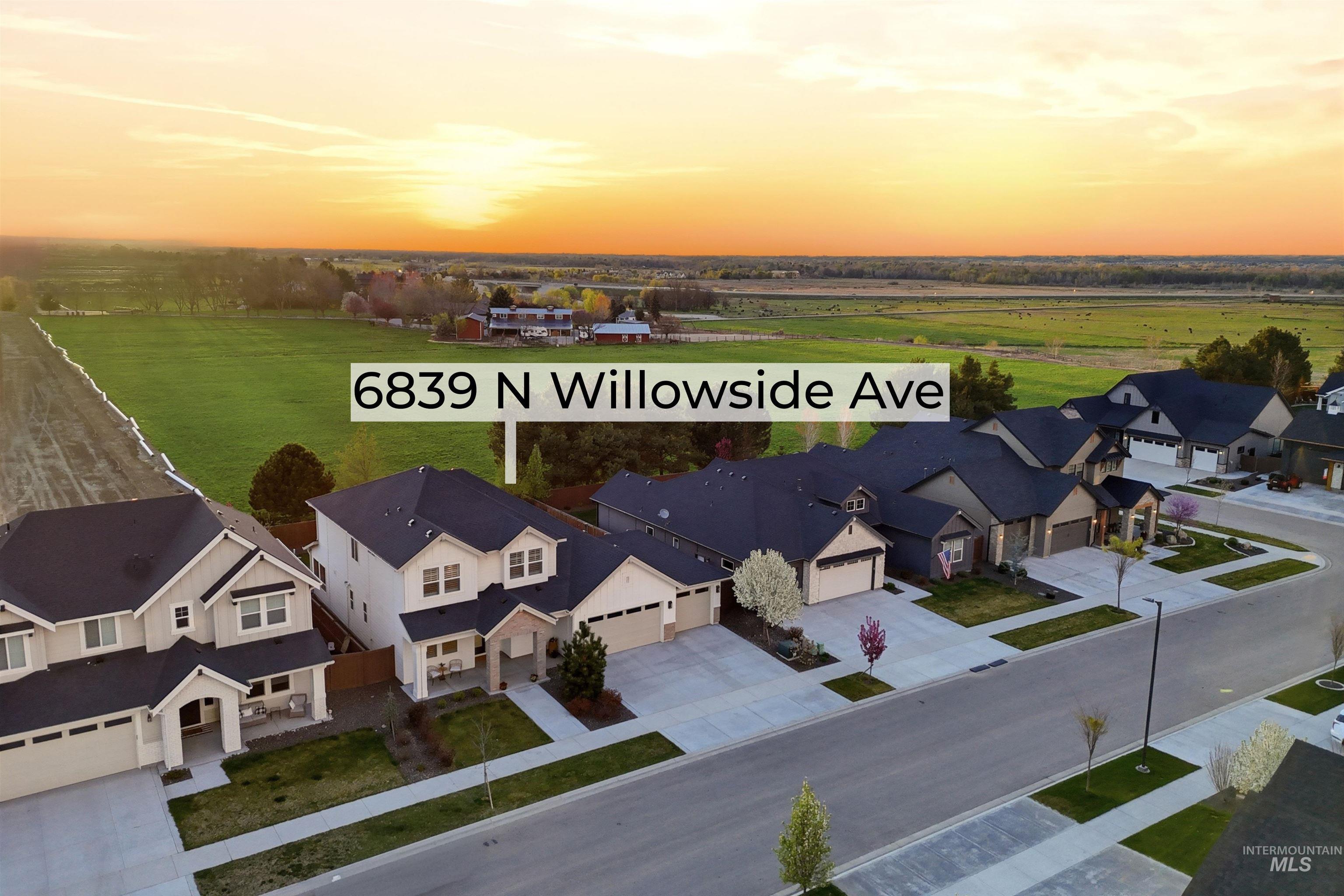 6839 N Willowside Ave, Meridian, Idaho 83646, 6 Bedrooms, 3.5 Bathrooms, Residential For Sale, Price $950,000, 98981124