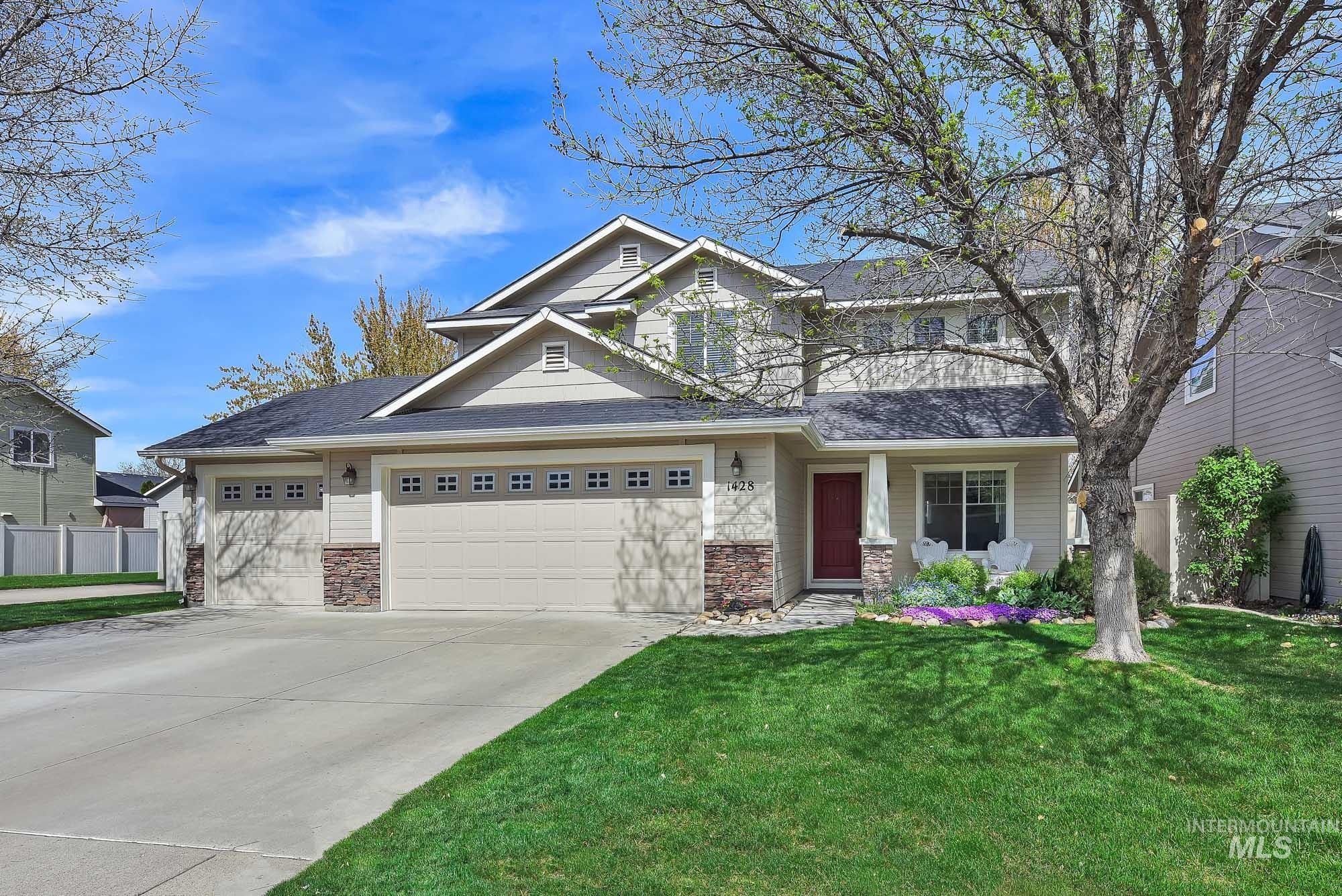 1428 E Palermo St, Meridian, Idaho 83642, 4 Bedrooms, 2.5 Bathrooms, Residential For Sale, Price $499,900, 98981260