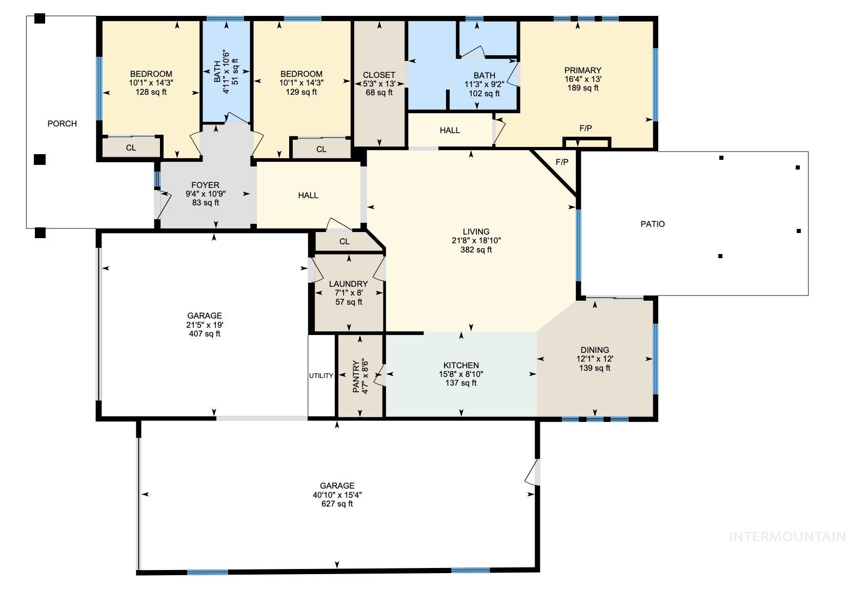 18320 N Wild Goose Ave, Nampa, Idaho 83687, 3 Bedrooms, 2 Bathrooms, Residential For Sale, Price $550,000, 98981272