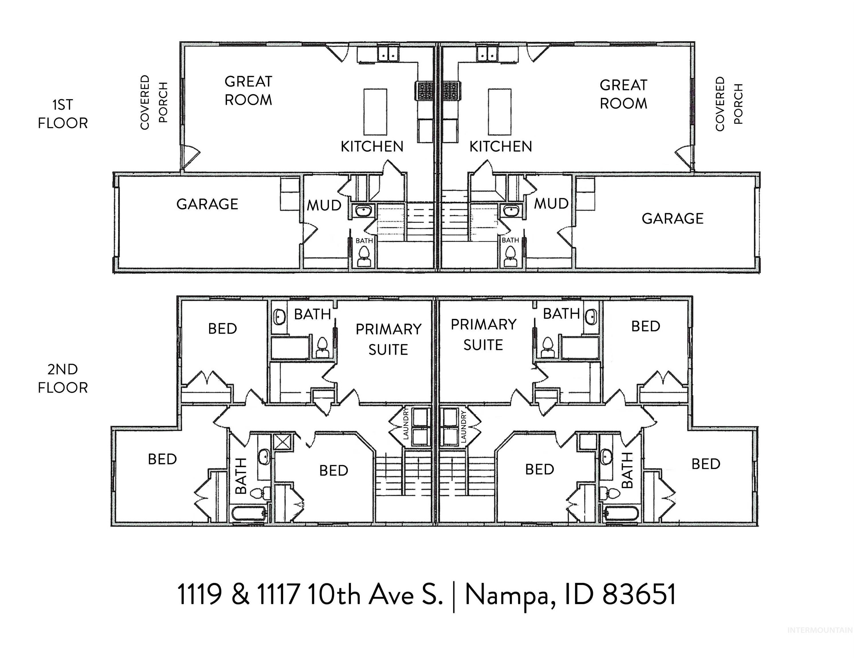 1119 10th Ave So., Nampa, Idaho 83651, 4 Bedrooms, 2.5 Bathrooms, Residential Income For Sale, Price $696,500, 98981373