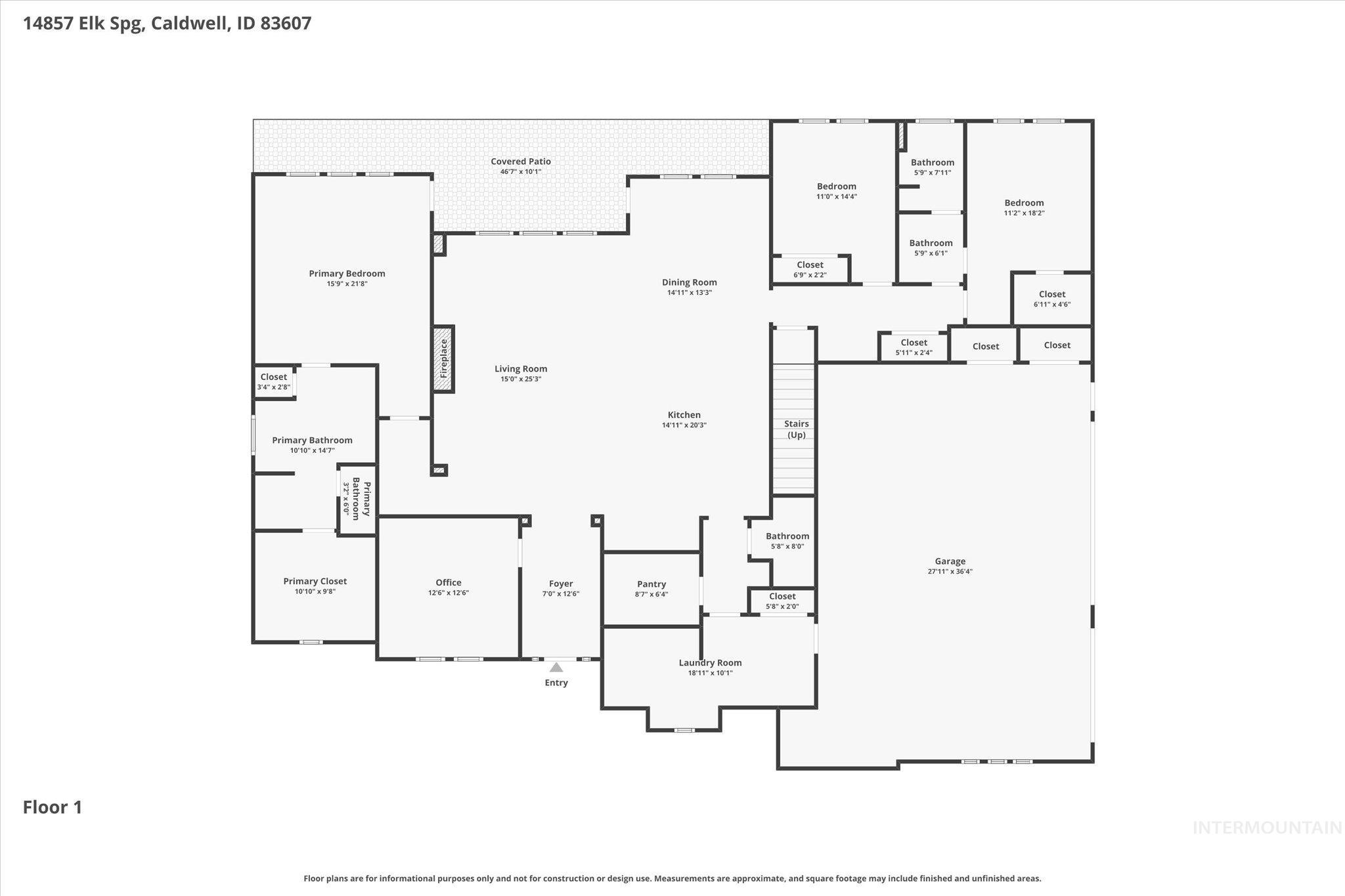 14857 Elk Spring St, Caldwell, Idaho 83607, 5 Bedrooms, 3.5 Bathrooms, Residential For Sale, Price $1,499,000, 98981471
