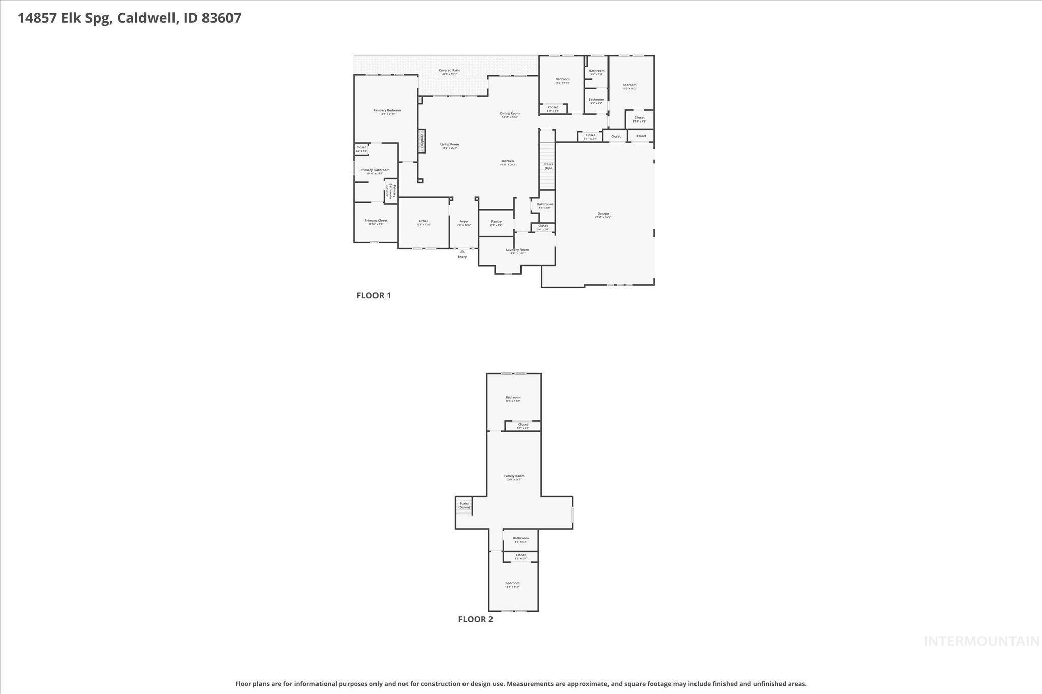 14857 Elk Spring St, Caldwell, Idaho 83607, 5 Bedrooms, 3.5 Bathrooms, Residential For Sale, Price $1,499,000, 98981471
