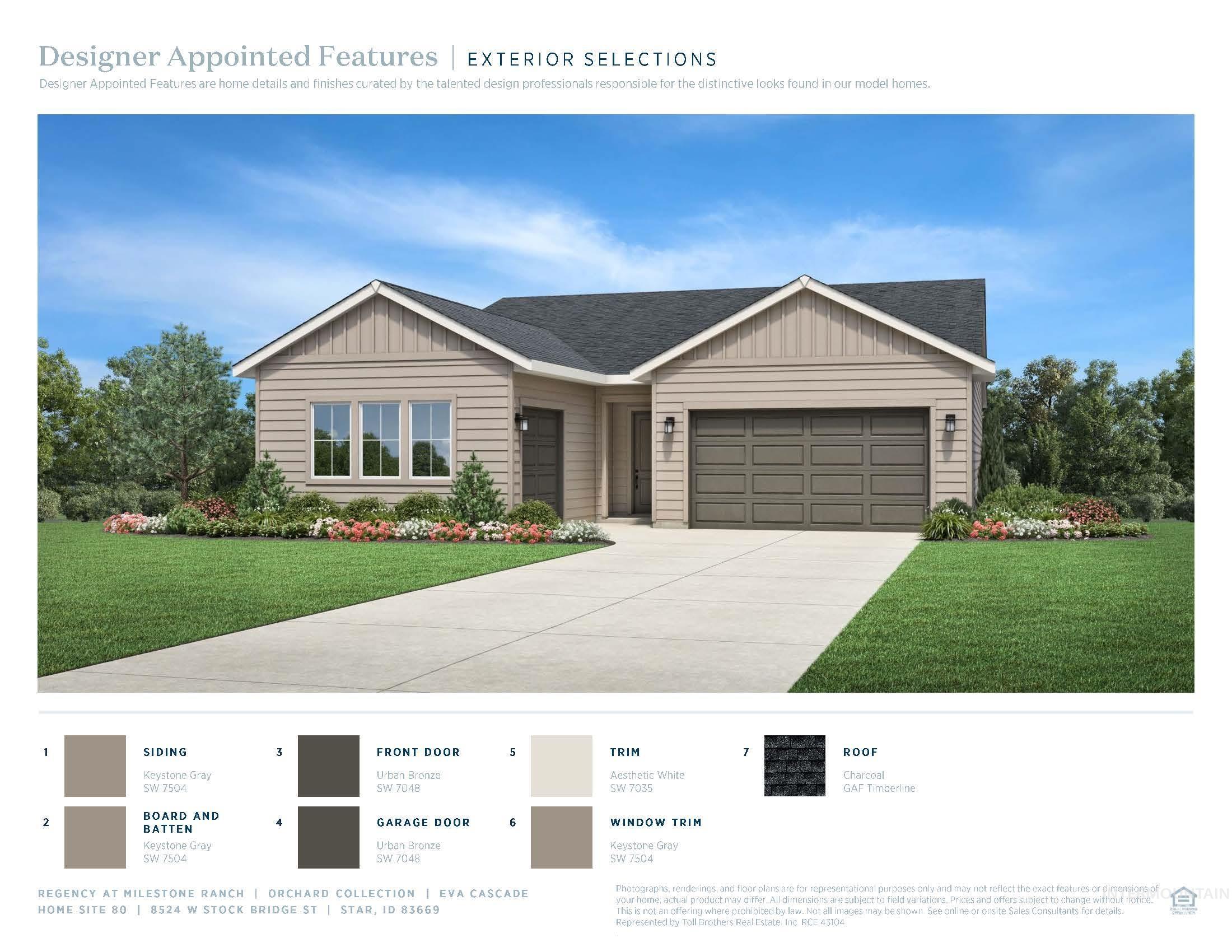 8524 W Stock Bridge St, Star, Idaho 83669, 2 Bedrooms, 2.5 Bathrooms, Residential For Sale, Price $679,000, 98981832