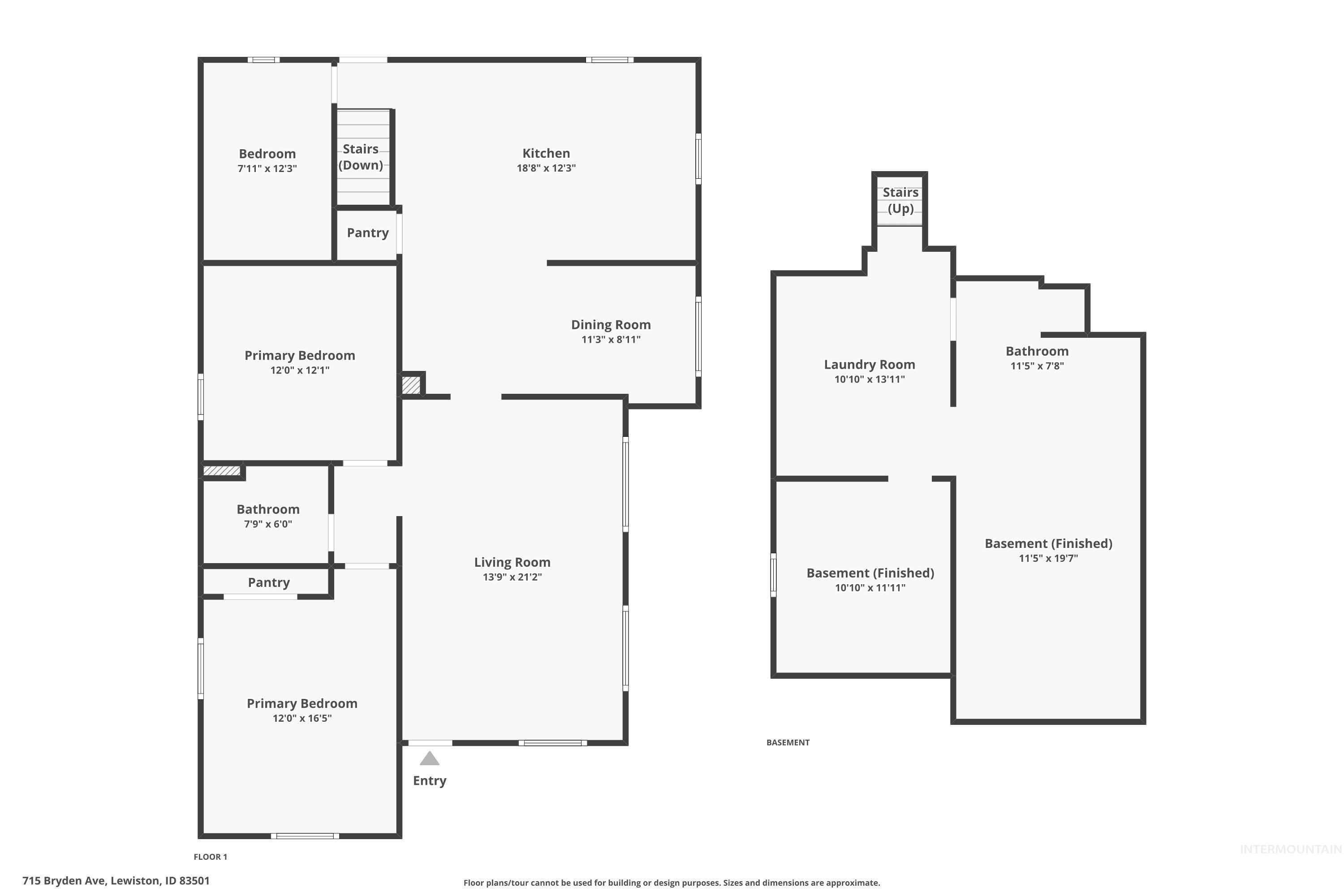 715 Bryden Avenue, Lewiston, Idaho 83501, 3 Bedrooms, 1.5 Bathrooms, Residential For Sale, Price $500,000, 98981900