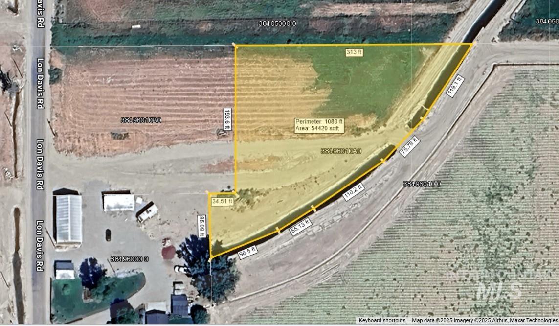 TBD Lon Davis Road Lot 2, Parma, Idaho 83660, Land For Sale, Price $250,000,MLS 98981982