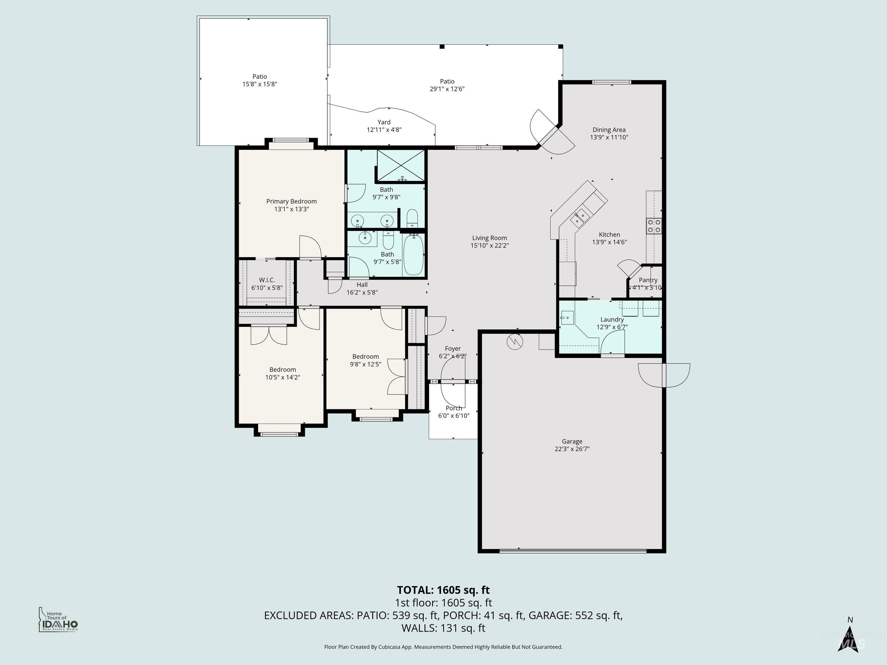 4114 S Draco CT, Nampa, Idaho 83686, 3 Bedrooms, 2 Bathrooms, Residential For Sale, Price $420,000, 98982009