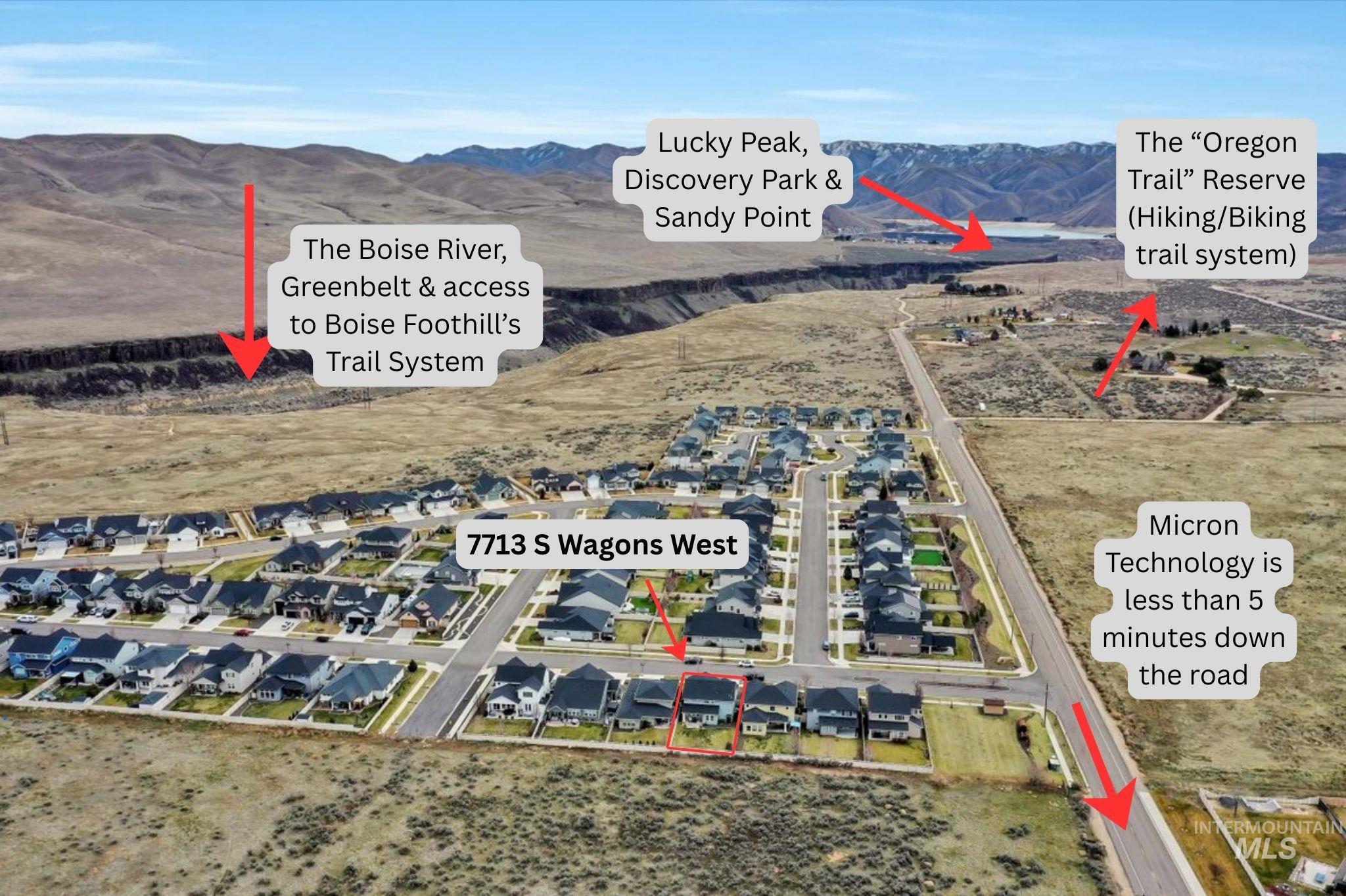 7713 S Wagons West Avenue, Boise, Idaho 83716, 4 Bedrooms, 2.5 Bathrooms, Residential For Sale, Price $679,000, 98982013