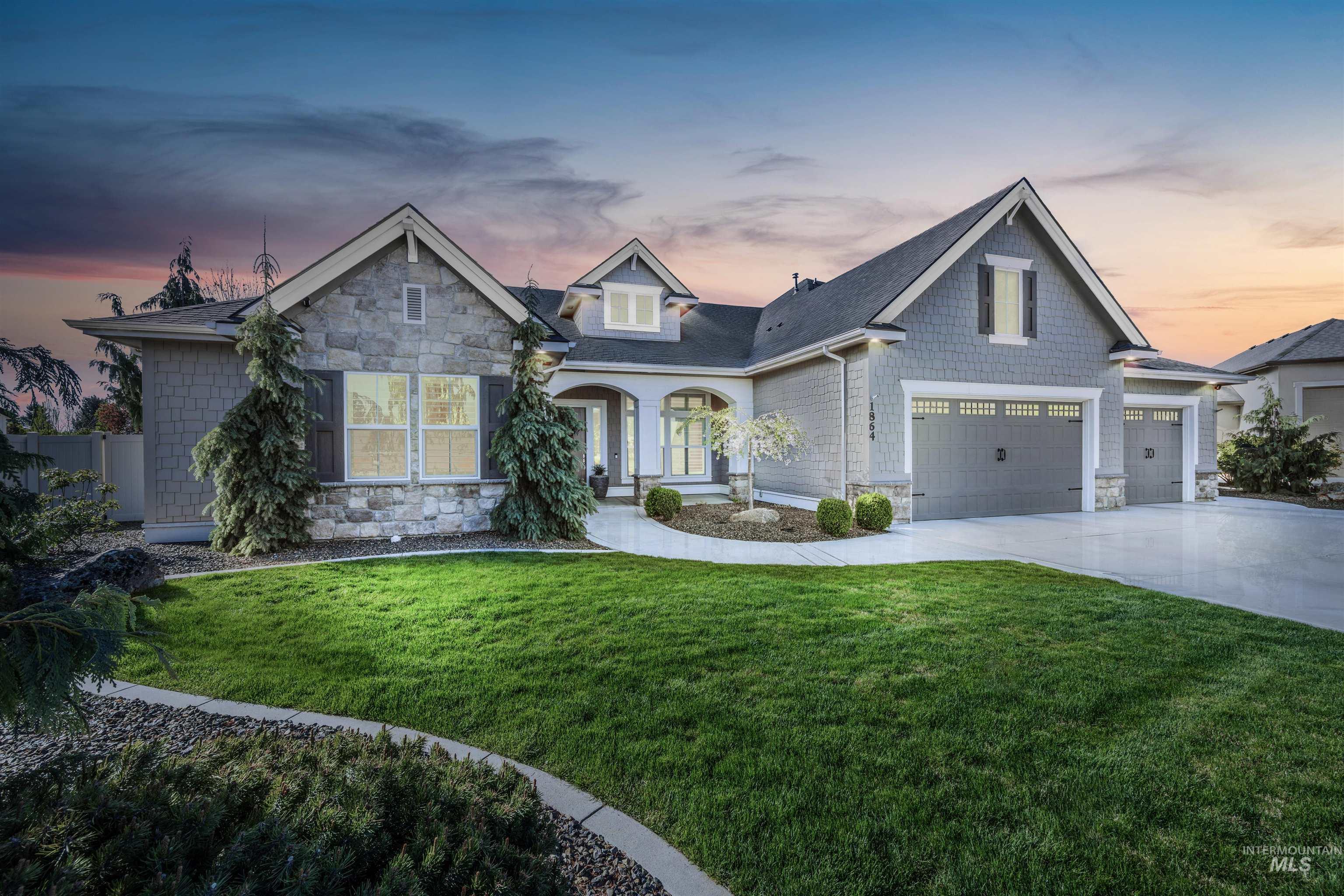 1864 N Heirloom Pl, Eagle, Idaho 83616, 4 Bedrooms, 3.5 Bathrooms, Residential For Sale, Price $1,289,500,MLS 98982321