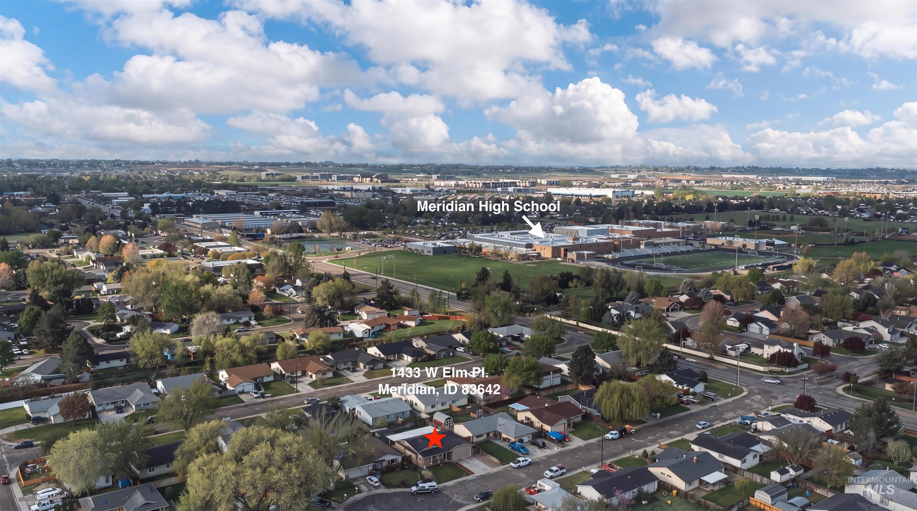 1433 W Elm Pl, Meridian, Idaho 83642, 3 Bedrooms, 2 Bathrooms, Residential For Sale, Price $360,000,MLS 98982332