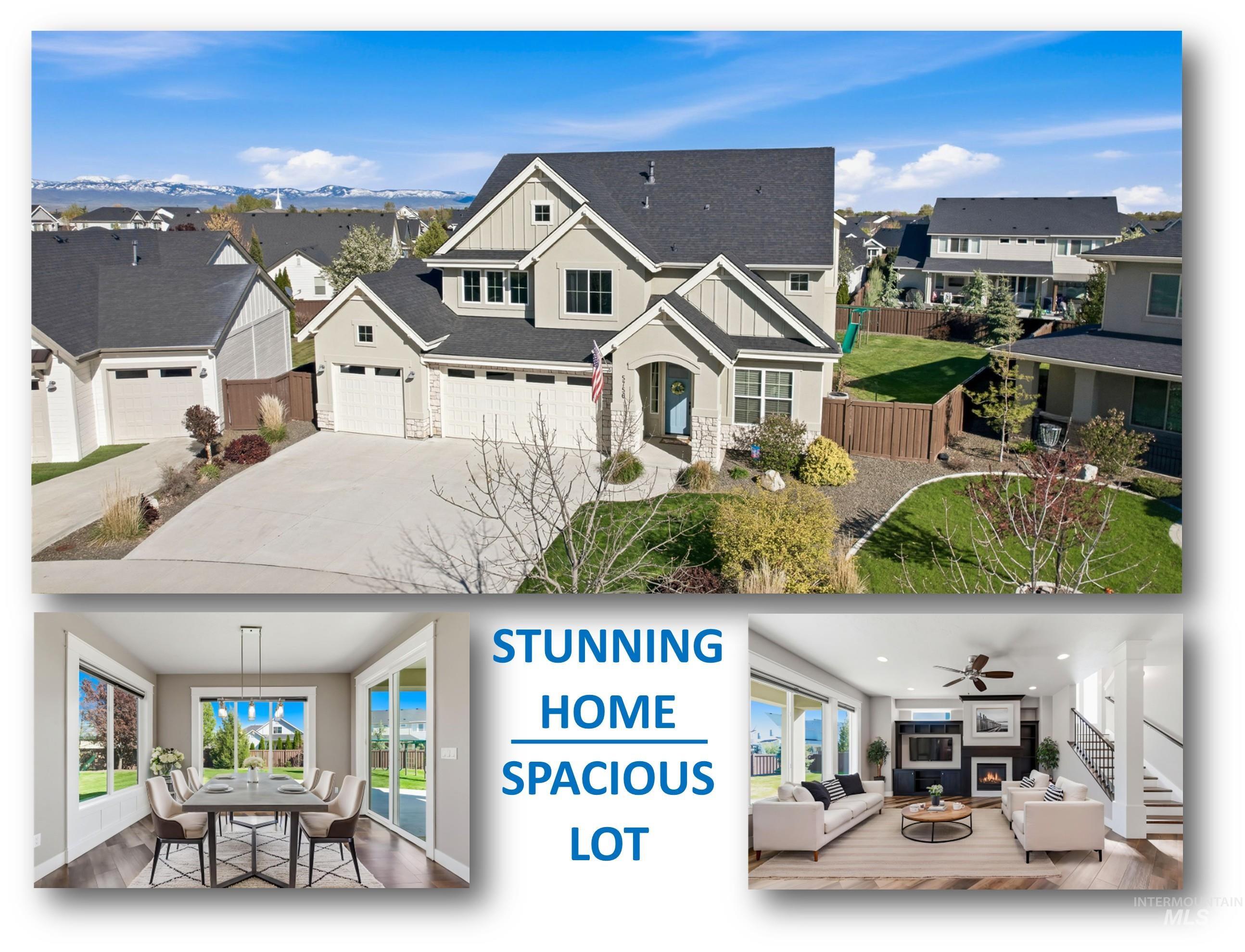 5756 N Vicenza Ave, Meridian, Idaho 83646, 5 Bedrooms, 4.5 Bathrooms, Residential For Sale, Price $899,900, 98982423
