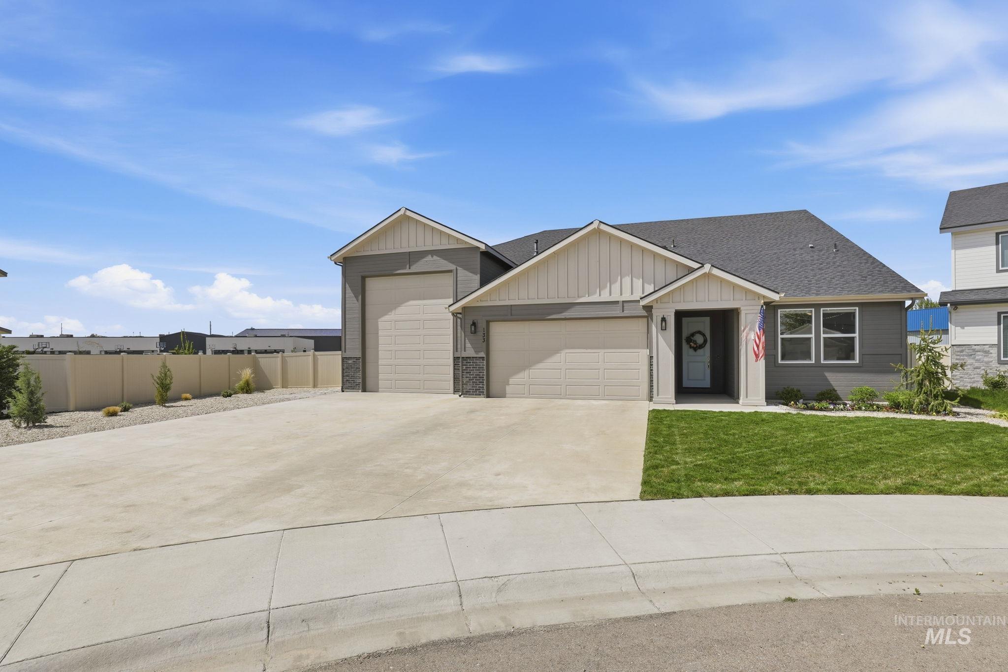 133 Insight Ct, Middleton, Idaho 83644, 3 Bedrooms, 2 Bathrooms, Residential For Sale, Price $609,900,MLS 98982517
