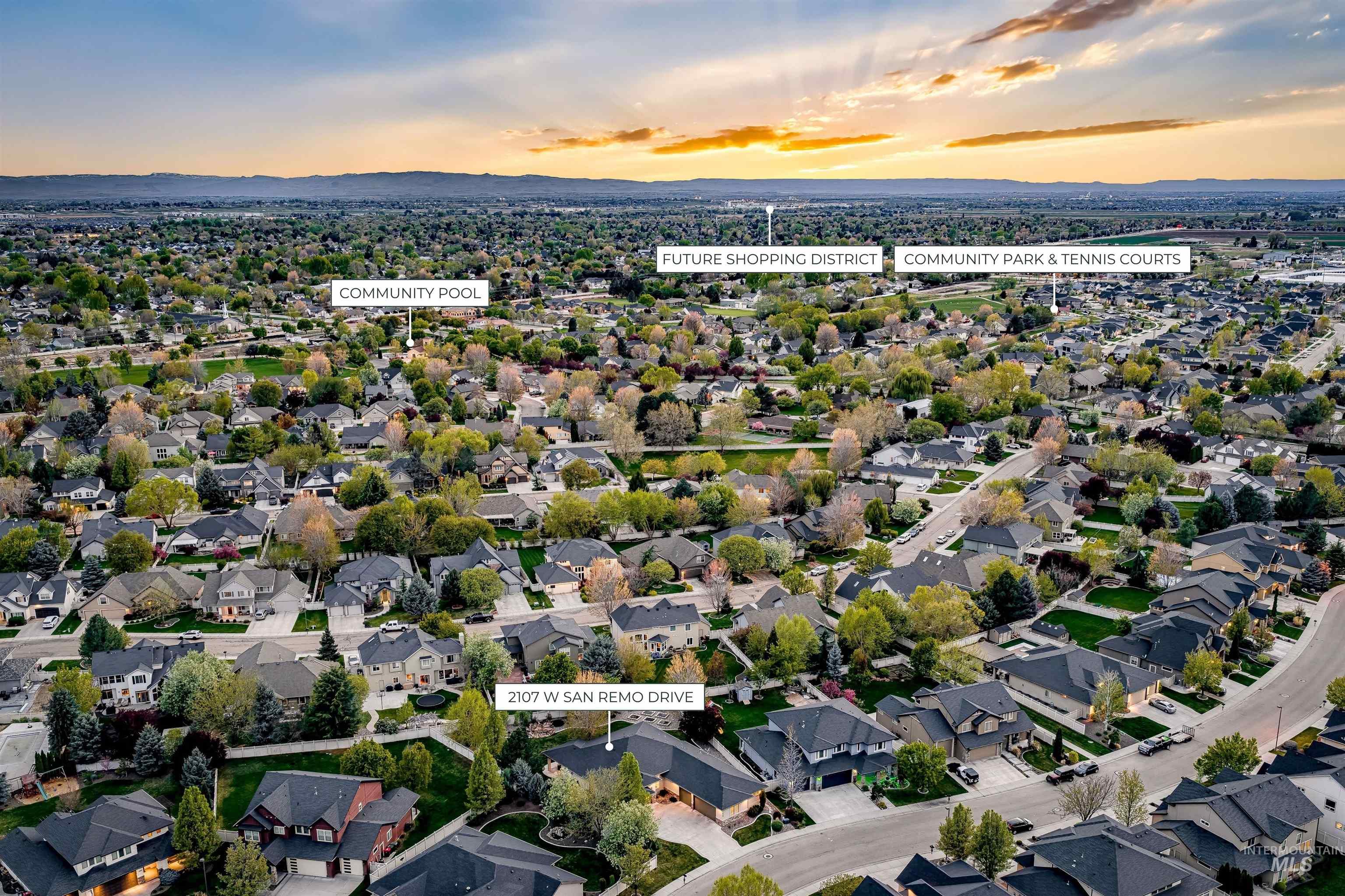 2107 W San Remo Drive, Meridian, Idaho 83642, 4 Bedrooms, 2.5 Bathrooms, Residential For Sale, Price $850,000, 98982573