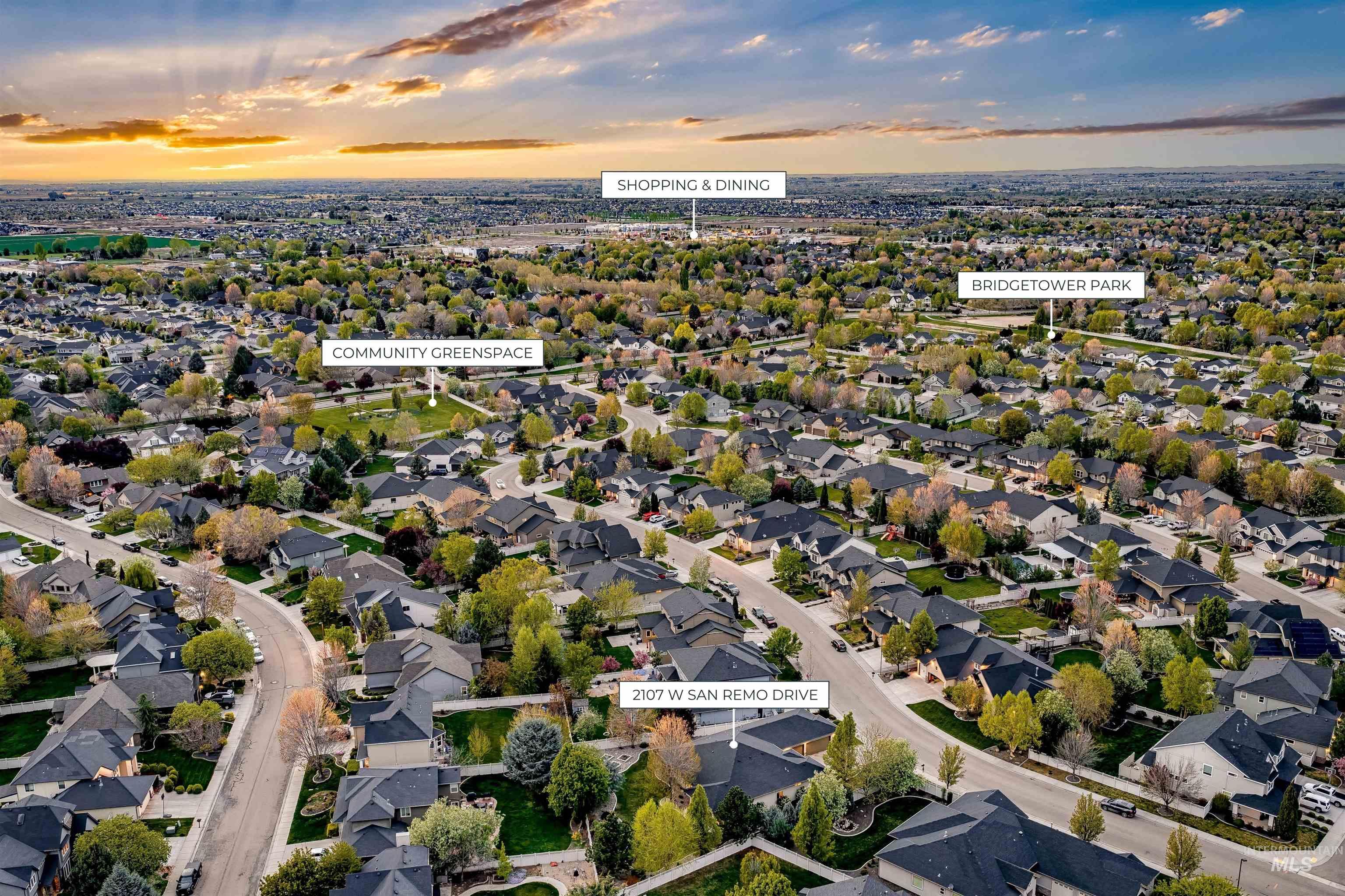 2107 W San Remo Drive, Meridian, Idaho 83642, 4 Bedrooms, 2.5 Bathrooms, Residential For Sale, Price $850,000, 98982573