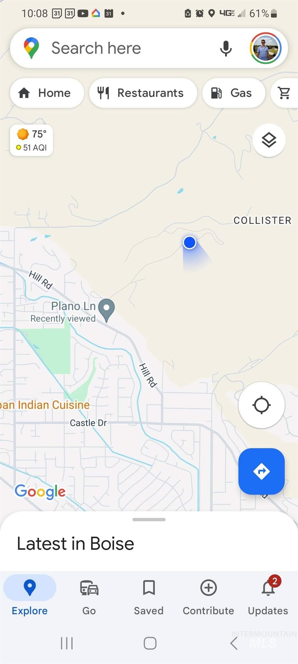 6752 N Plano LN, Boise, Idaho 83703, Land For Sale, Price $550,000, 98982773