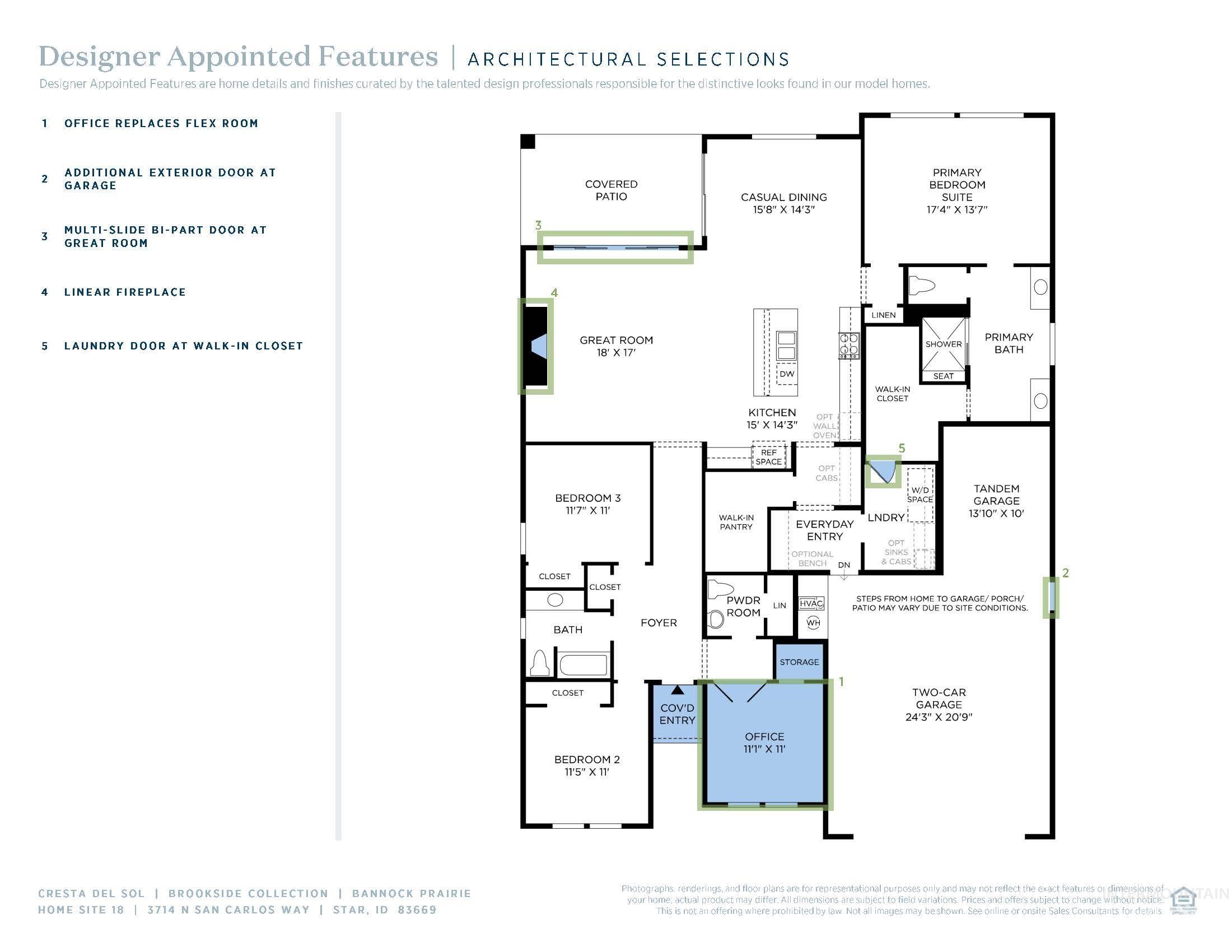 3714 N San Carlos Way, Star, Idaho 83669, 3 Bedrooms, 2.5 Bathrooms, Residential For Sale, Price $699,000,MLS 98982858