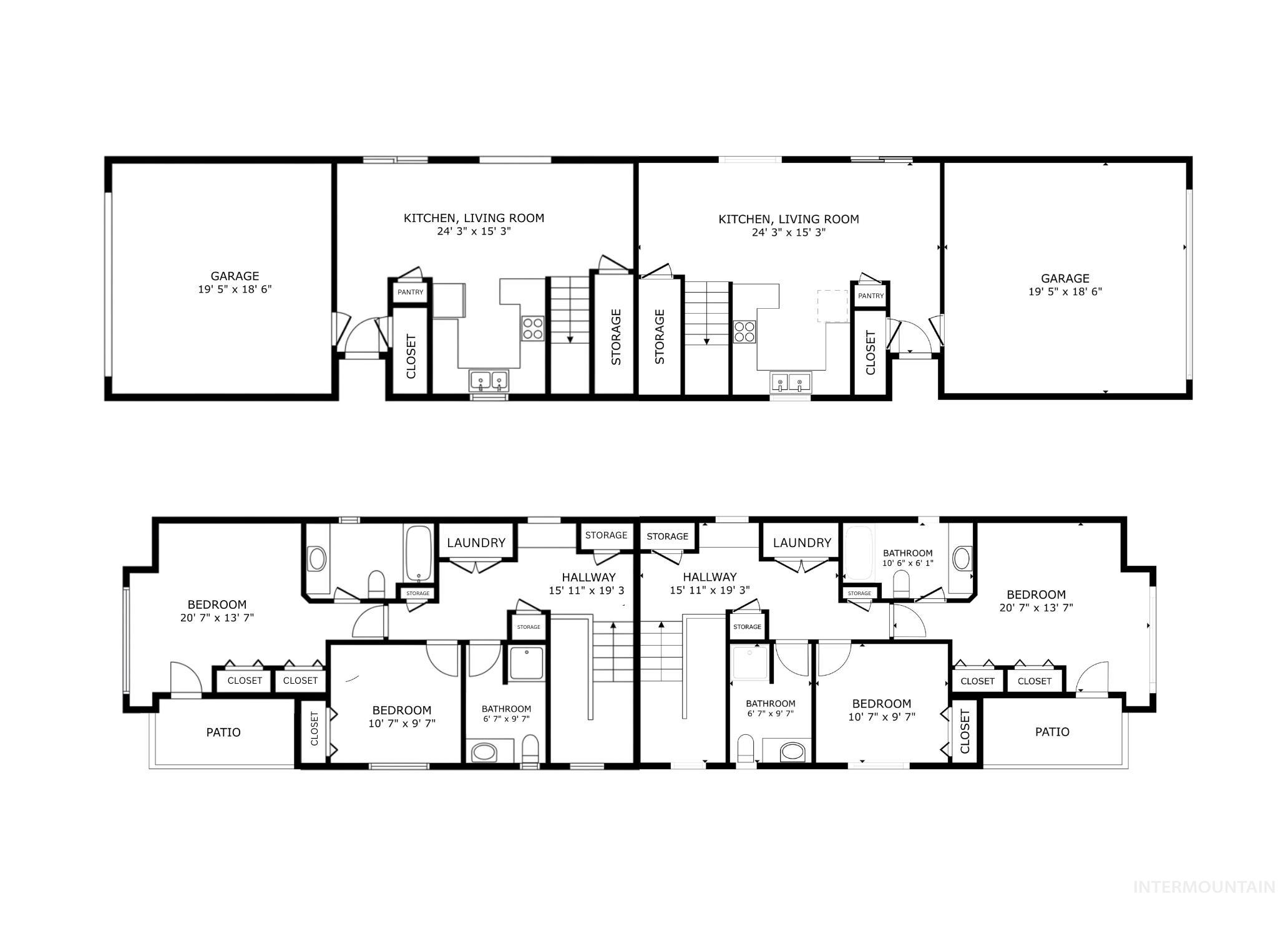 1302 / 1304 S Manitou Ave, Boise, Idaho 83706, 2 Bedrooms, 2 Bathrooms, Residential Income For Sale, Price $898,000, 98982874