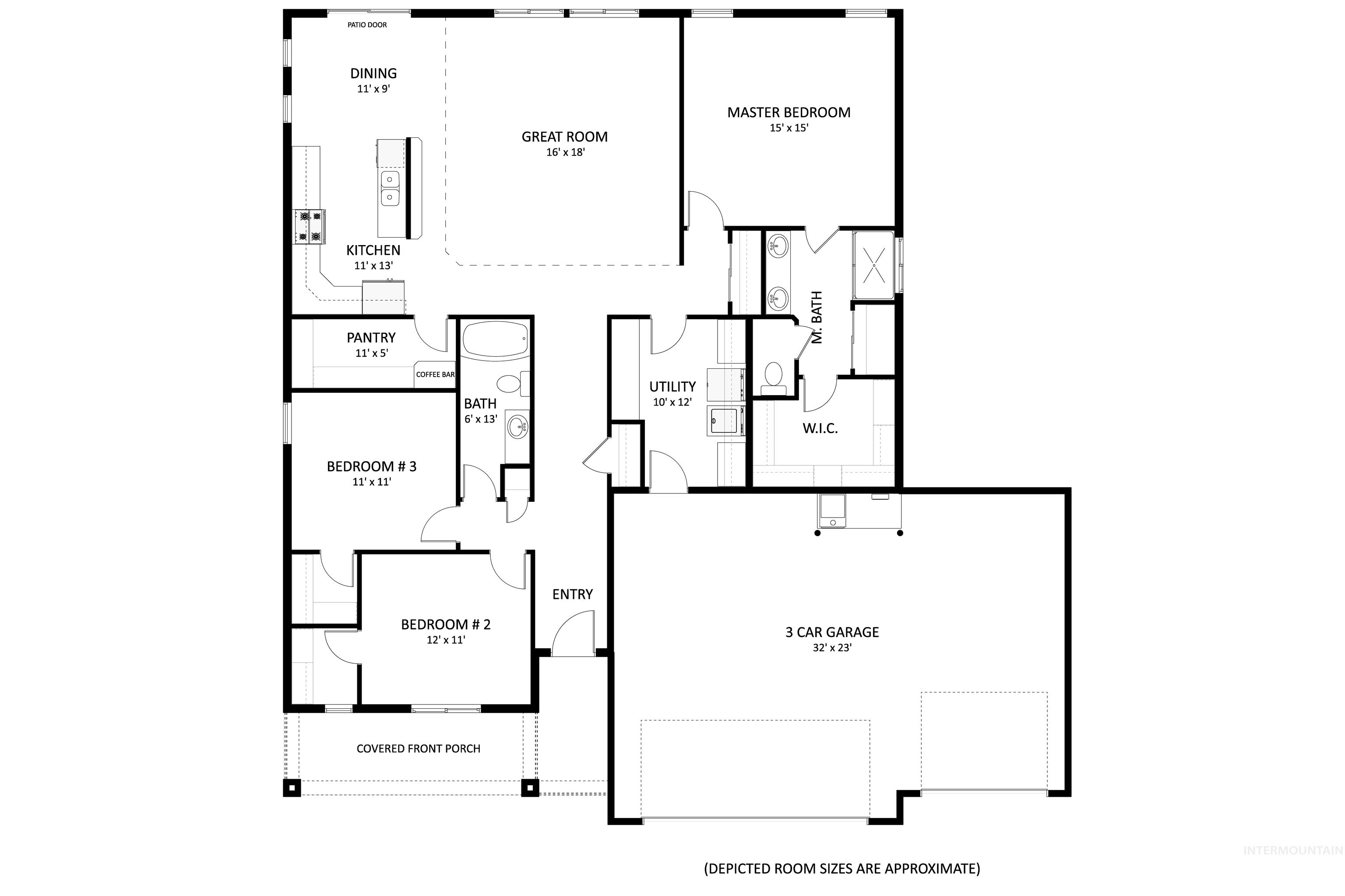 522 Bobcat St., Fruitland, Idaho 83619, 3 Bedrooms, 2 Bathrooms, Residential For Sale, Price $429,699, 98982983
