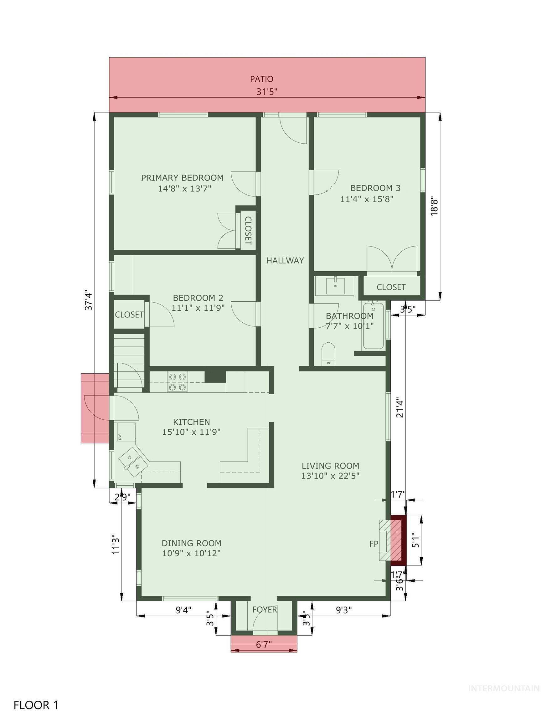 605 N 6th Street, Parma, Idaho 83660, 3 Bedrooms, 1 Bathroom, Residential For Sale, Price $339,900,MLS 98982993