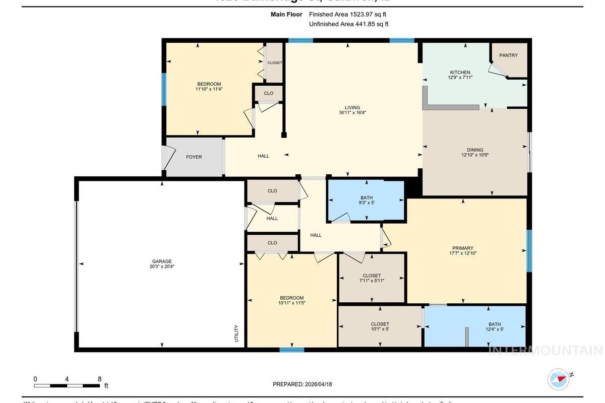 4323 Bainbridge St, Caldwell, Idaho 83607-4510, 3 Bedrooms, 2 Bathrooms, Residential For Sale, Price $420,000,MLS 98983050