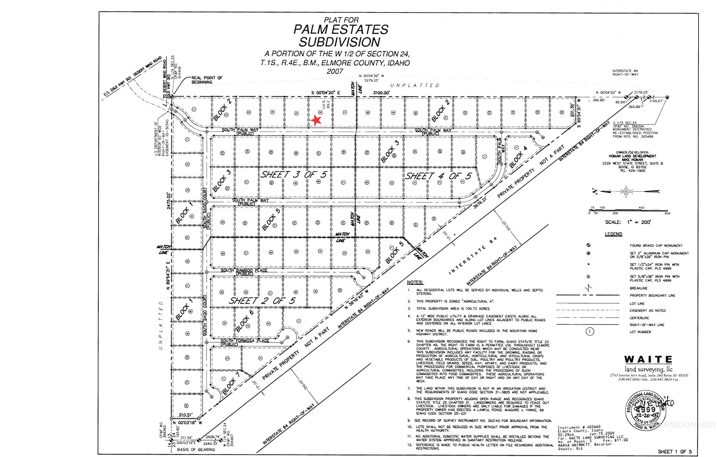 Lot 6/Blk 2 S Palm Way, Mayfield, Idaho 83647, Land For Sale, Price $240,000, 98983232