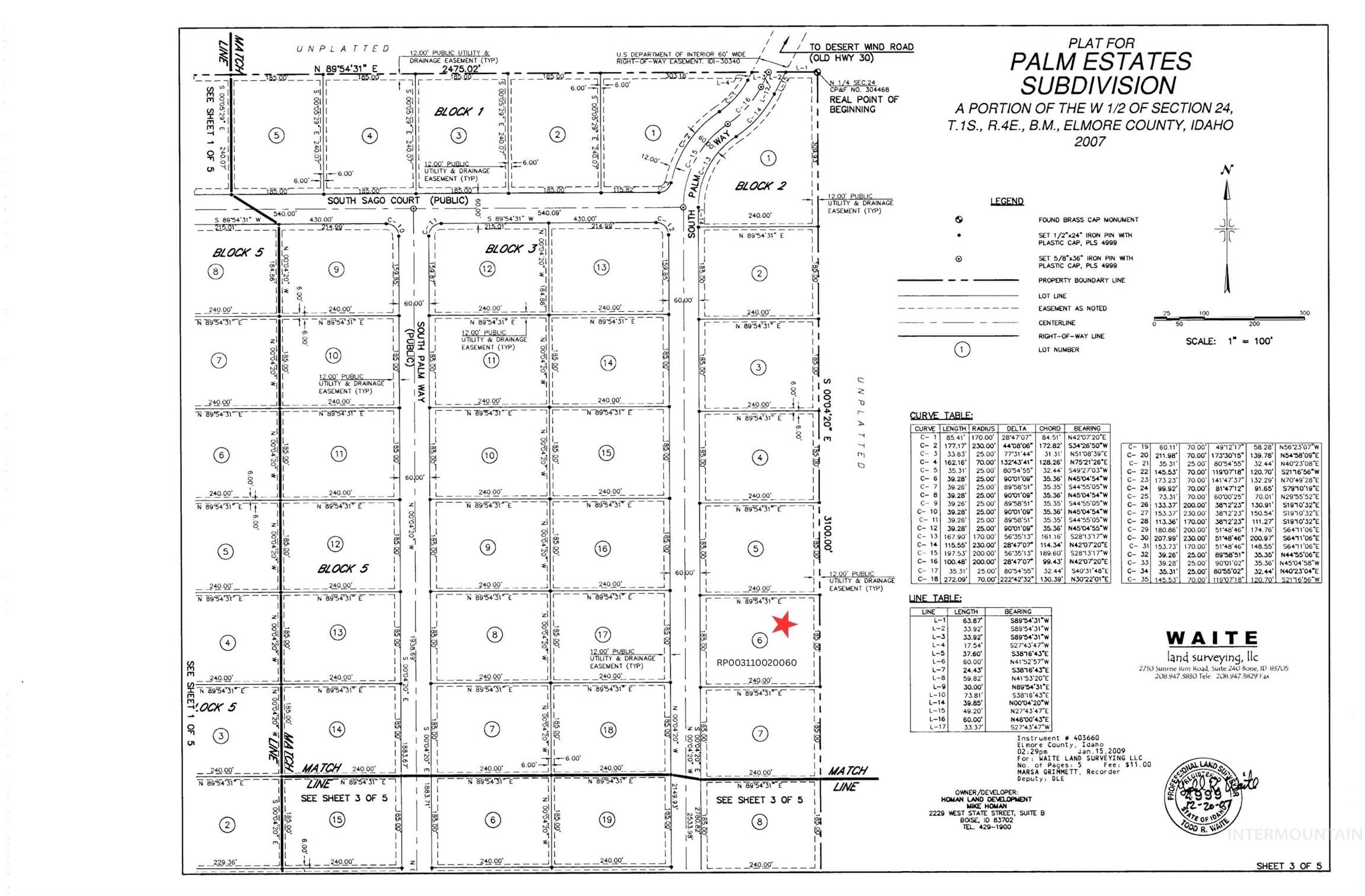 Lot 6/Blk 2 S Palm Way, Mayfield, Idaho 83647, Land For Sale, Price $240,000, 98983232