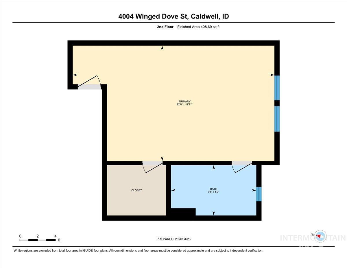 4004 Winged Dove St., Caldwell, Idaho 83605, 4 Bedrooms, 3 Bathrooms, Residential For Sale, Price $429,000,MLS 98983254