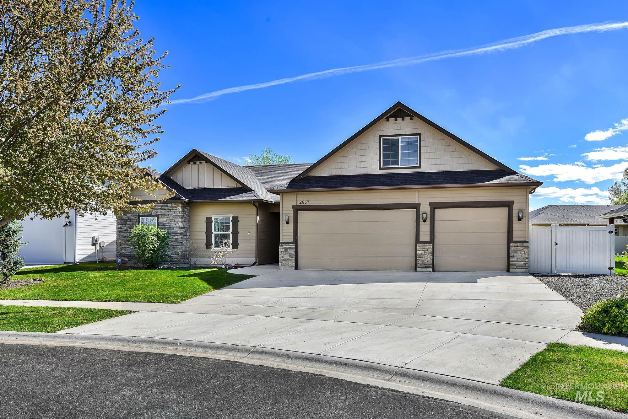 2657 E Basalt Ct., Nampa, Idaho 83686, 5 Bedrooms, 3 Bathrooms, Residential For Sale, Price $539,900,MLS 98983293