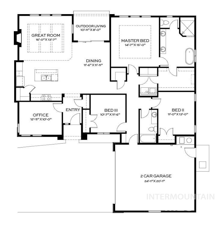 11209 S Corballis Ln., Kuna, Idaho 83634, 3 Bedrooms, 2 Bathrooms, Residential For Sale, Price $599,880,MLS 98983339