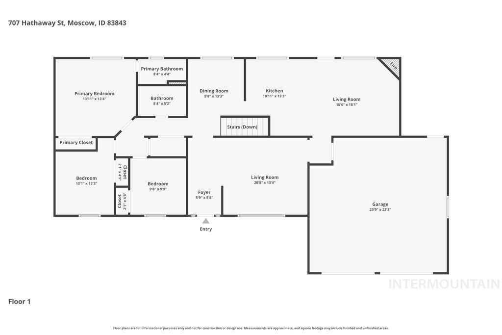 707 Hathaway St, Moscow, Idaho 83843, 4 Bedrooms, 3.5 Bathrooms, Residential For Sale, Price $525,000, 98983366