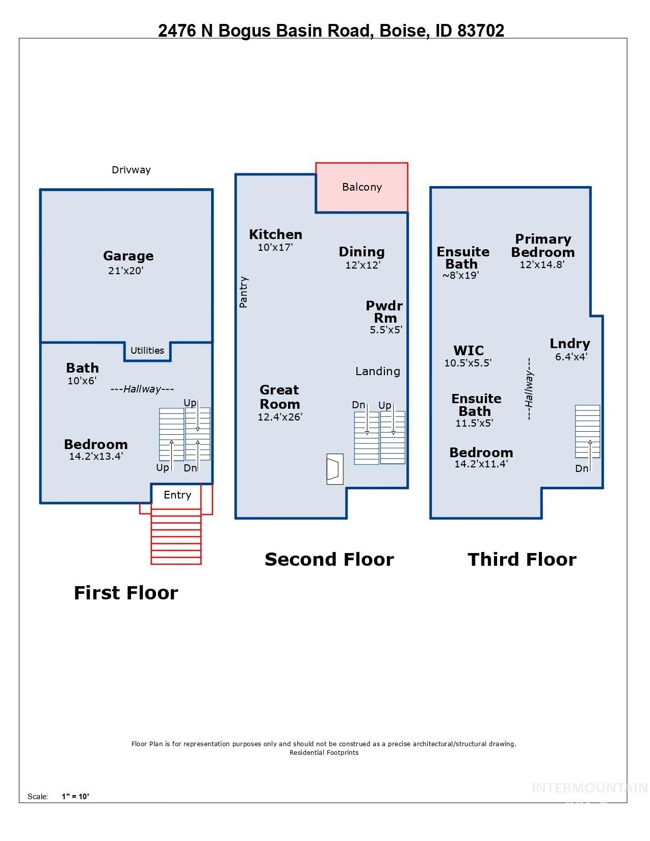 2476 N Bogus Basin Rd, Boise, Idaho 83702, 3 Bedrooms, 3.5 Bathrooms, Residential For Sale, Price $699,888, 98983396