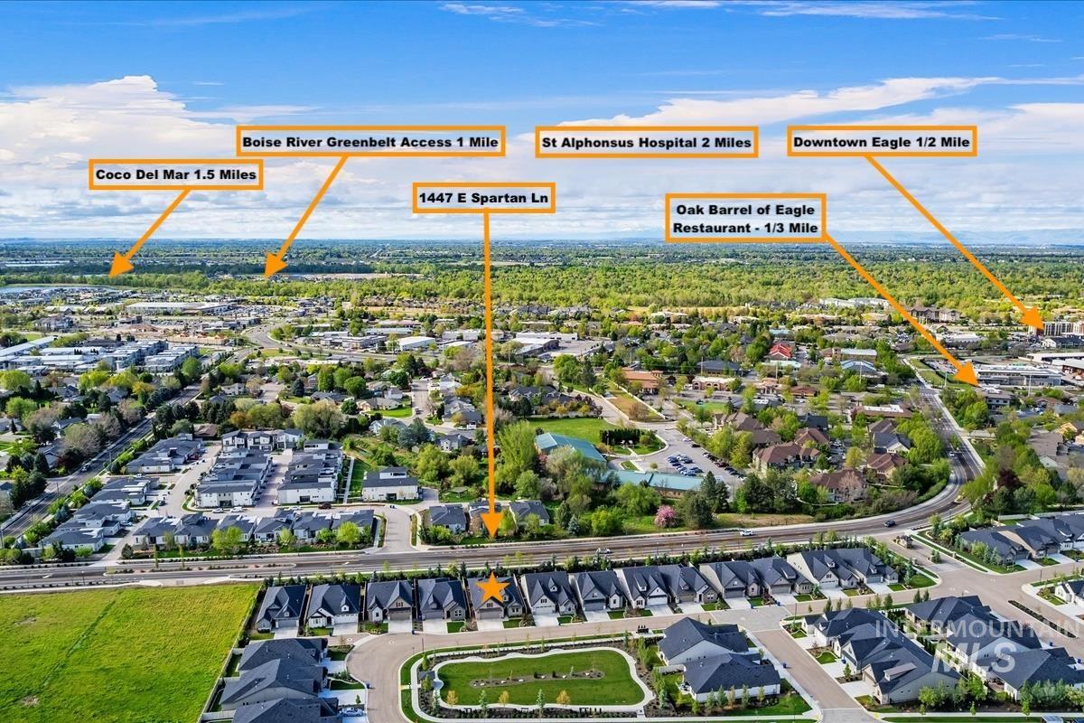 1447 E Spartan Ln, Eagle, Idaho 83616, 3 Bedrooms, 3.5 Bathrooms, Residential For Sale, Price $810,000, 98983555