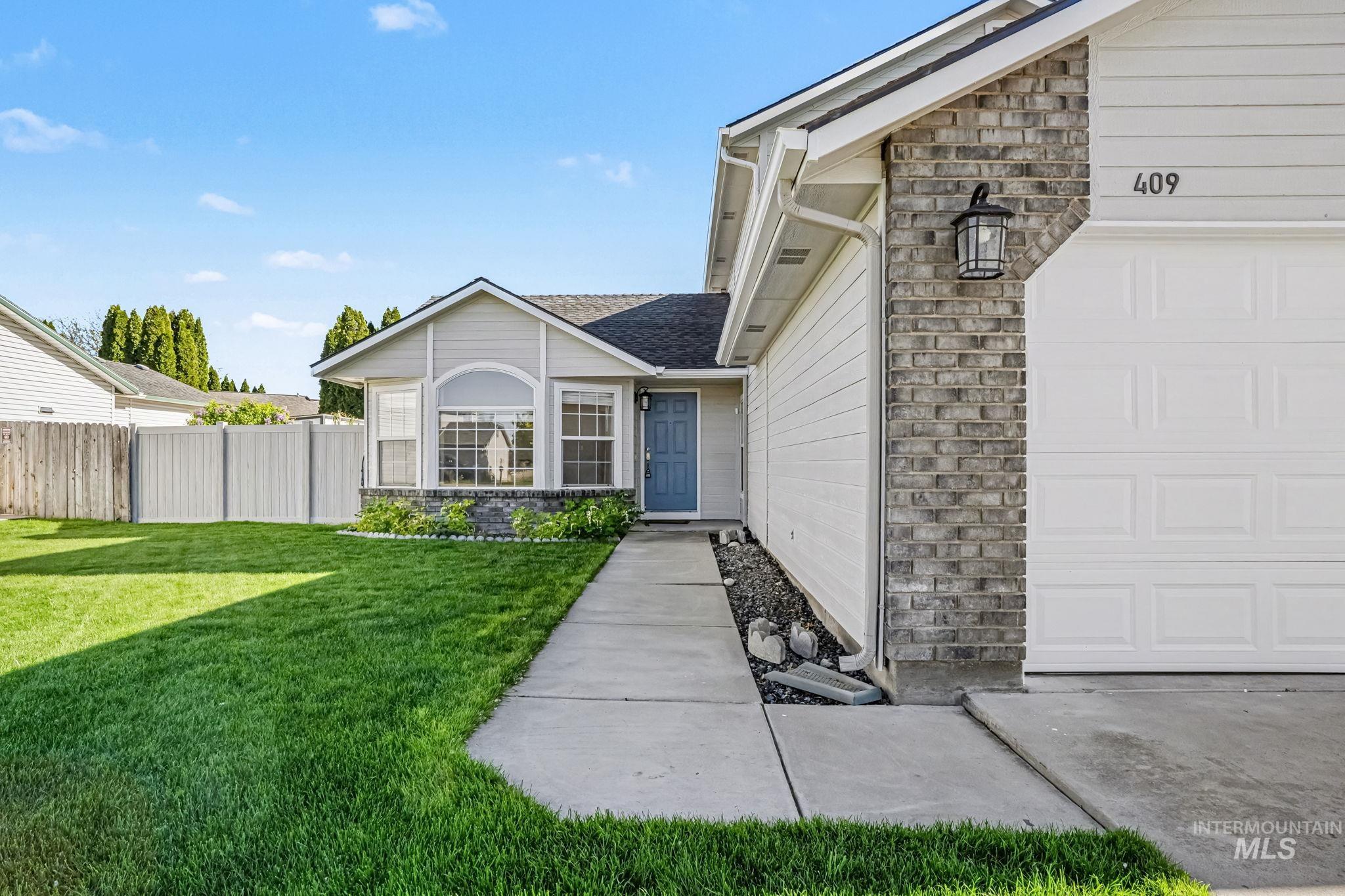 409 S Valley Dr, Nampa, Idaho 83686-2996, 4 Bedrooms, 3 Bathrooms, Residential For Sale, Price $399,950, 98983592
