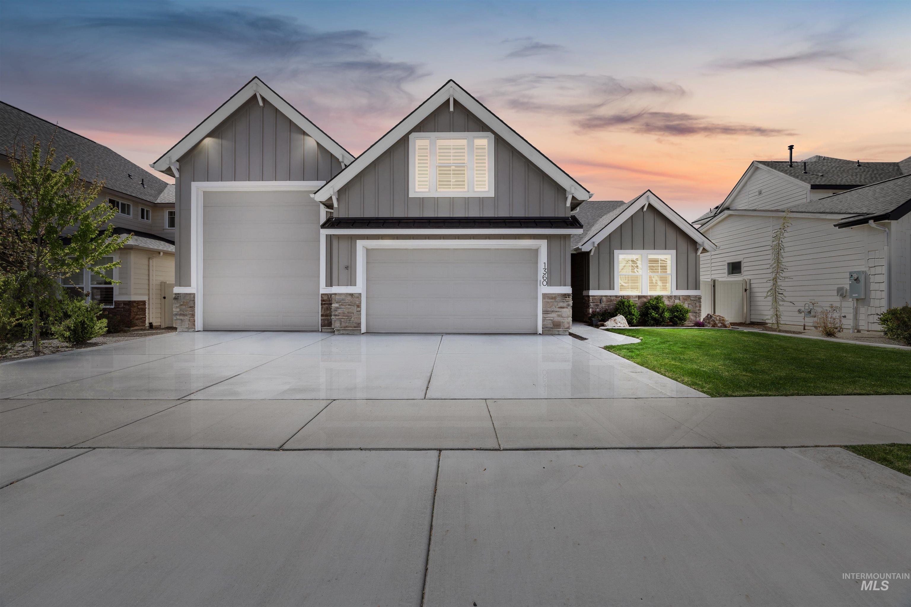 1360 E Azan St, Meridian, Idaho 83646-7725, 3 Bedrooms, 3 Bathrooms, Residential For Sale, Price $889,777, 98983609